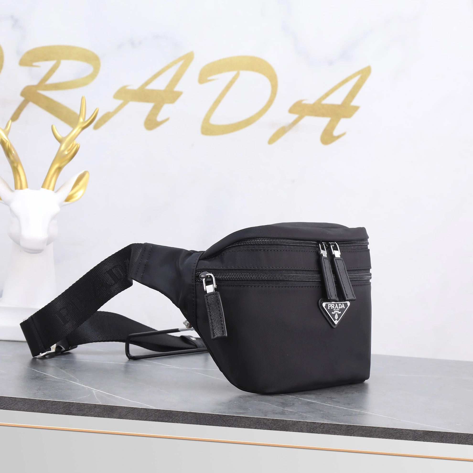 Prada AAA Quality Belt Bags For Men Versatile 355