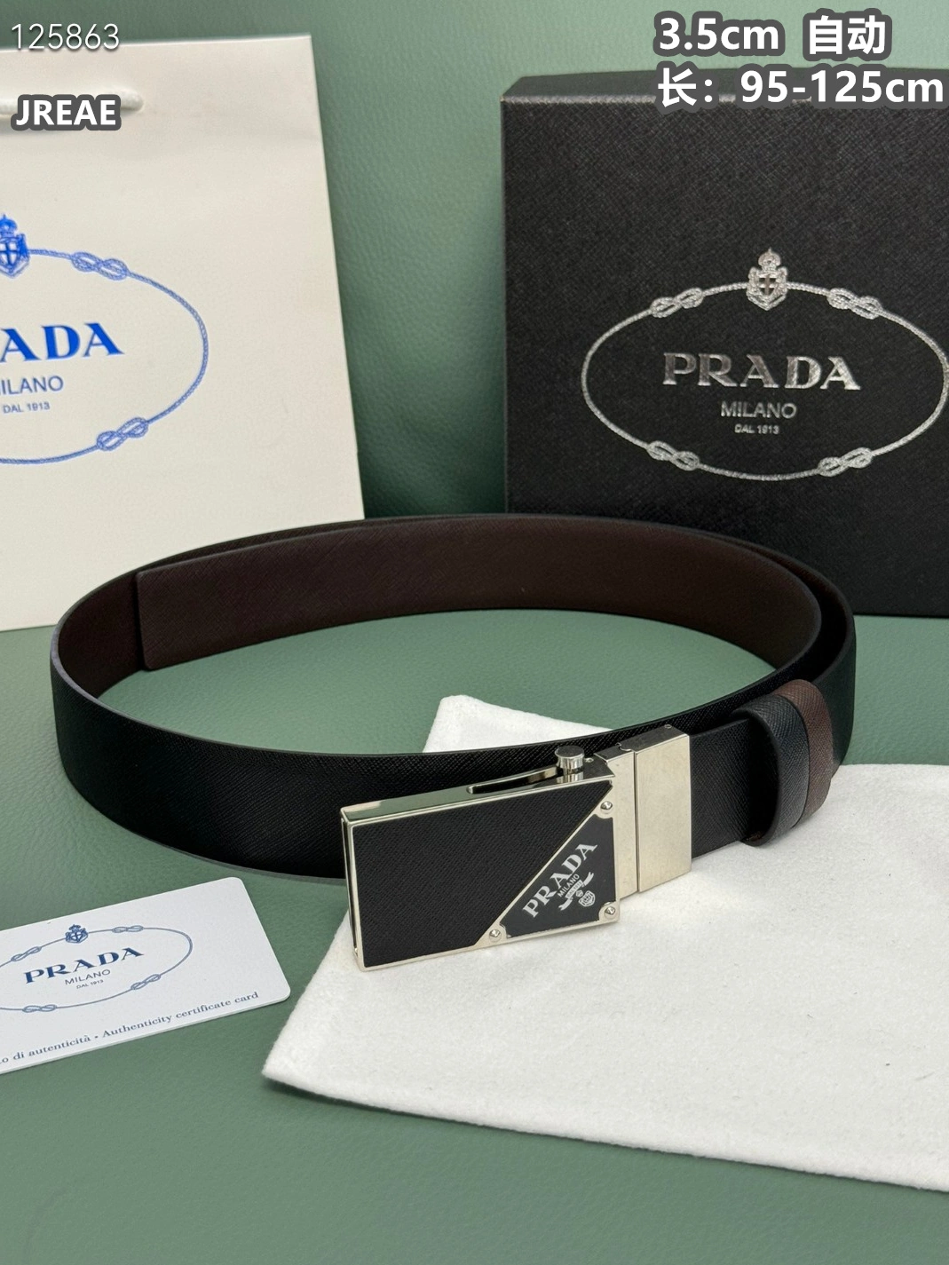 Prada AAA Quality Belts For Men Bold 4281