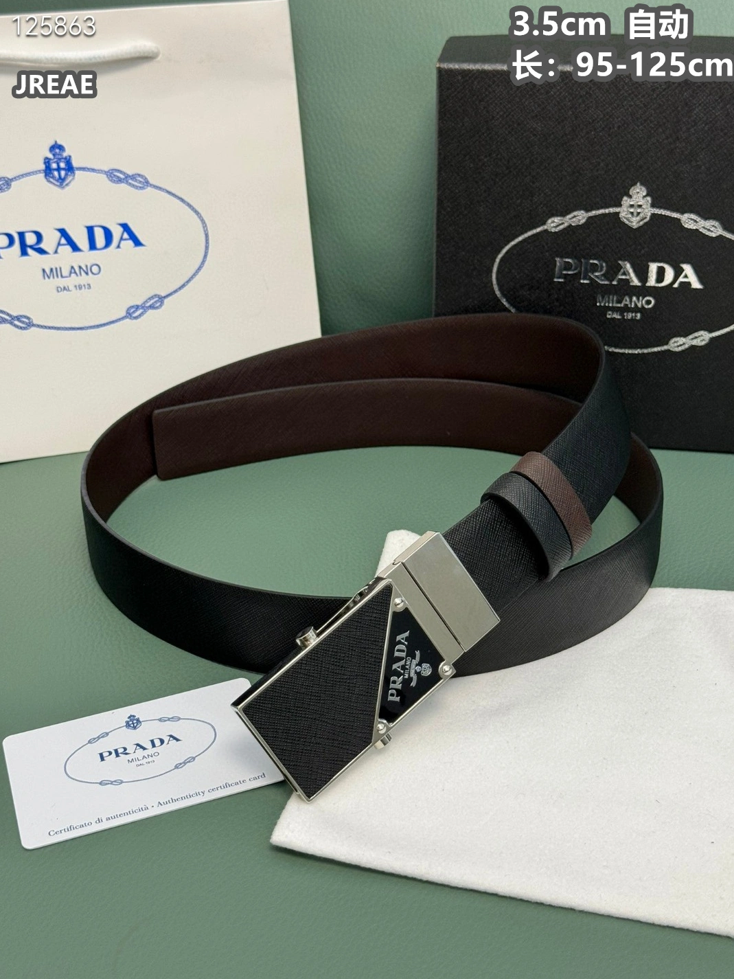 Prada AAA Quality Belts For Men Bold 4281