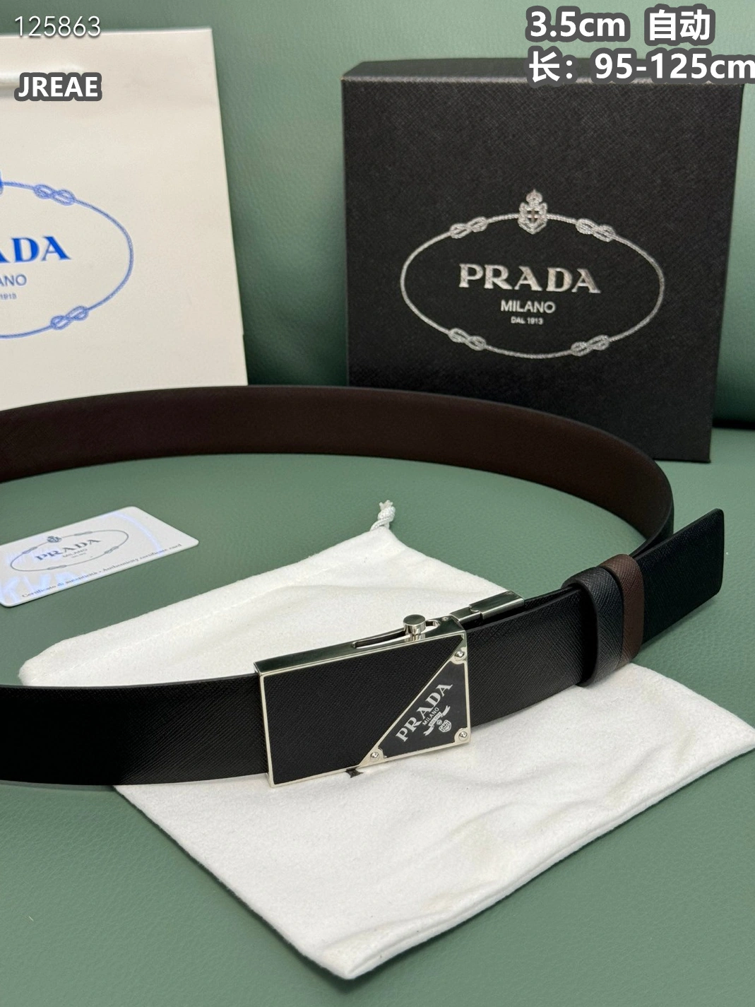 Prada AAA Quality Belts For Men Bold 4281
