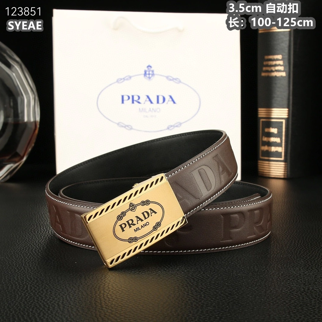 Prada AAA Quality Belts For Men Classic 5816