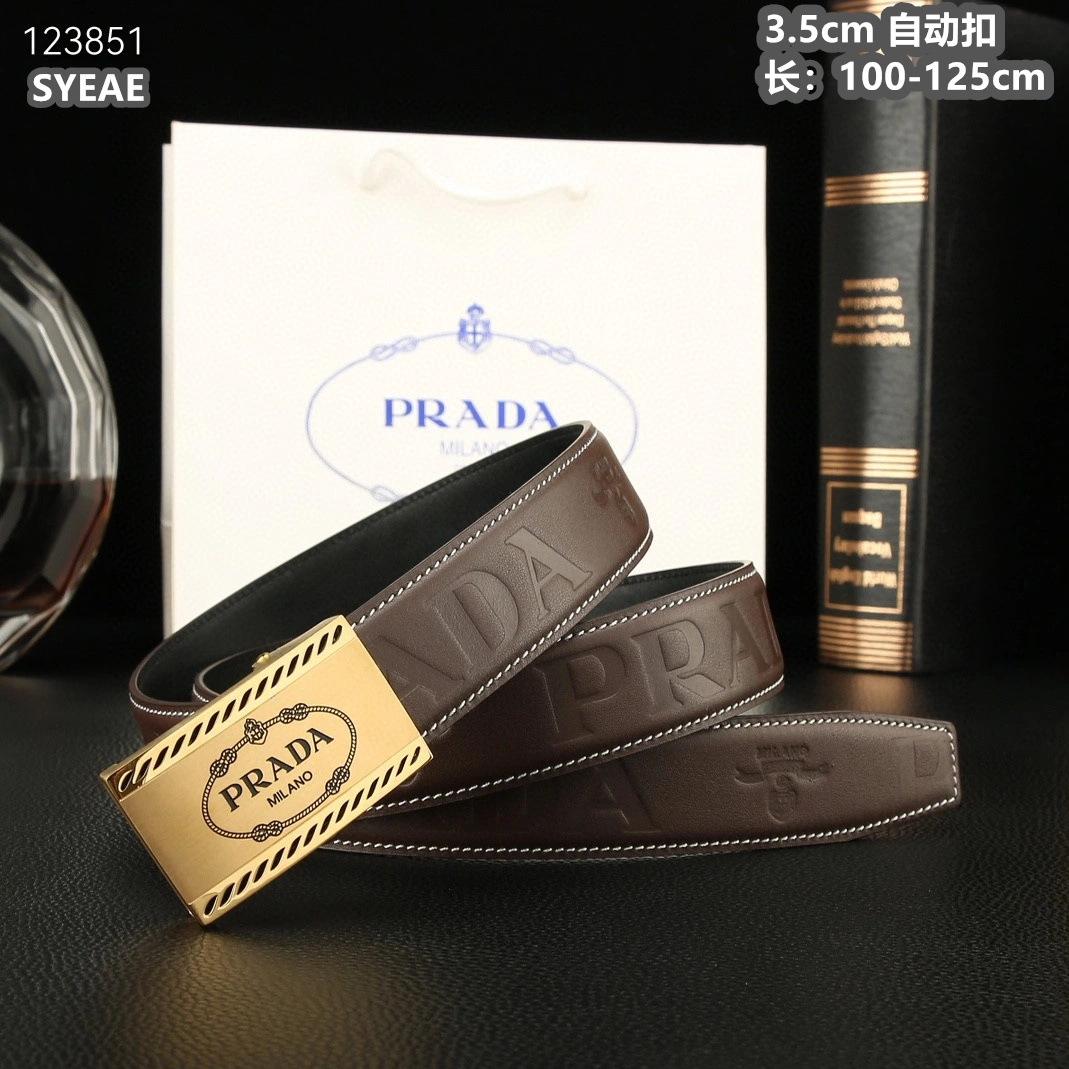 Prada AAA Quality Belts For Men Classic 5816