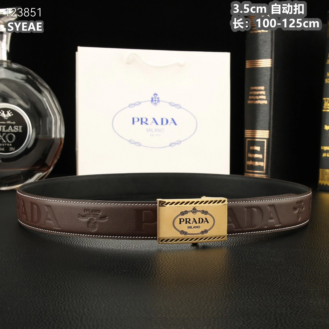 Prada AAA Quality Belts For Men Classic 5816