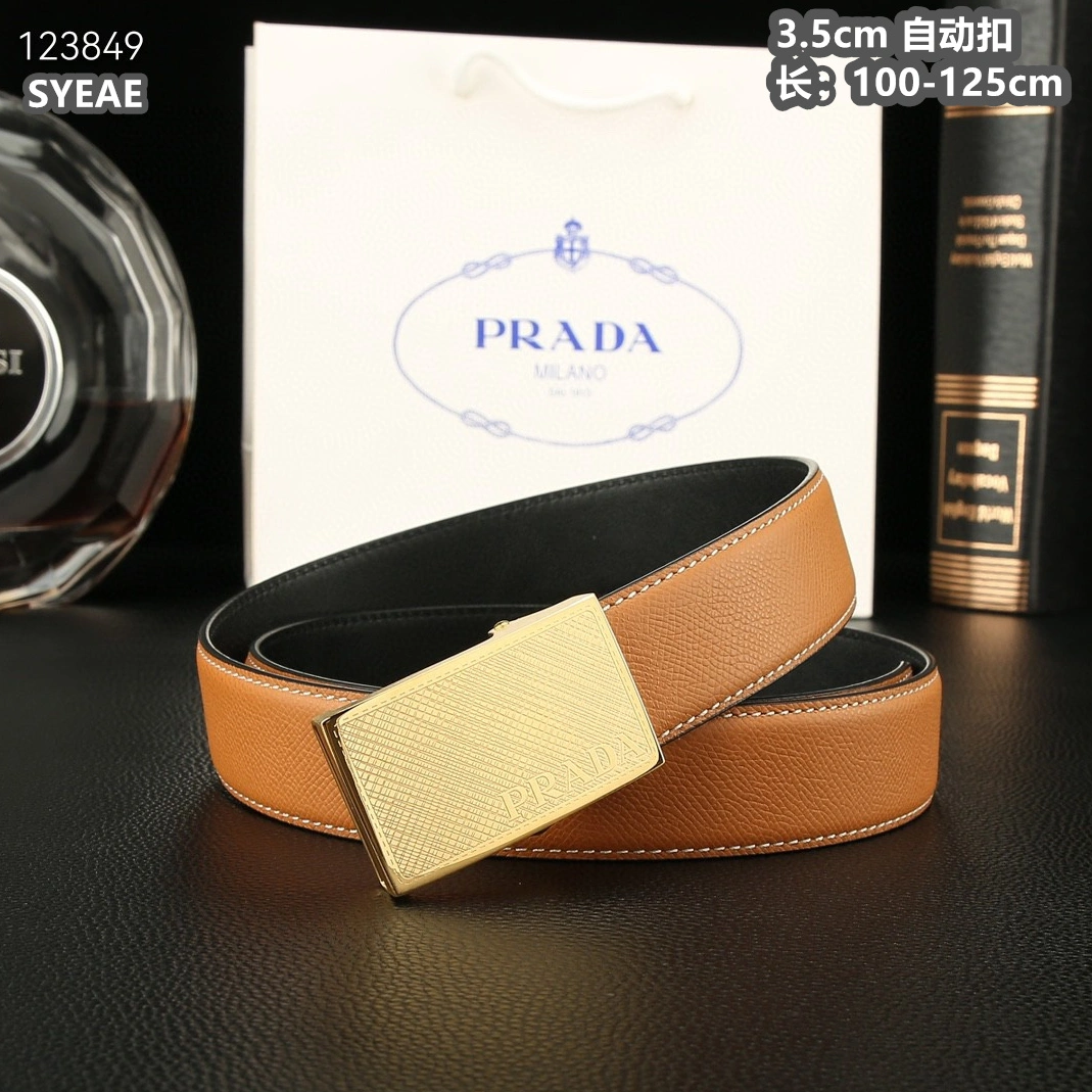 Prada AAA Quality Belts For Men Comfortable 629