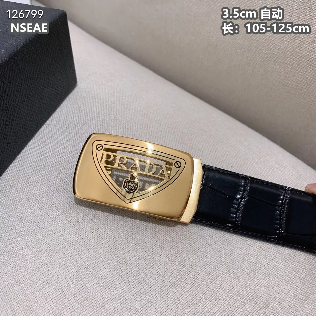 Prada AAA Quality Belts For Men DailyWear 7027
