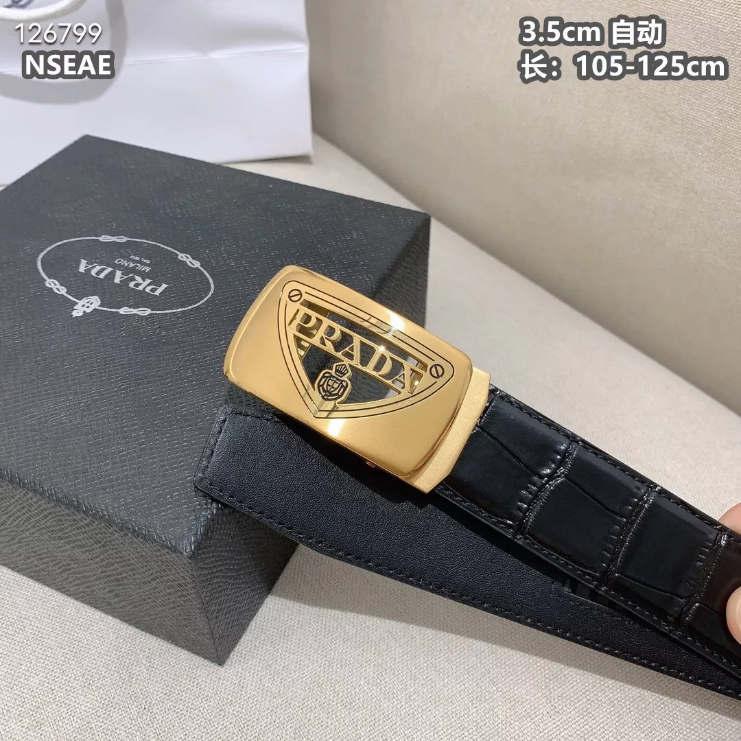 Prada AAA Quality Belts For Men DailyWear 7027