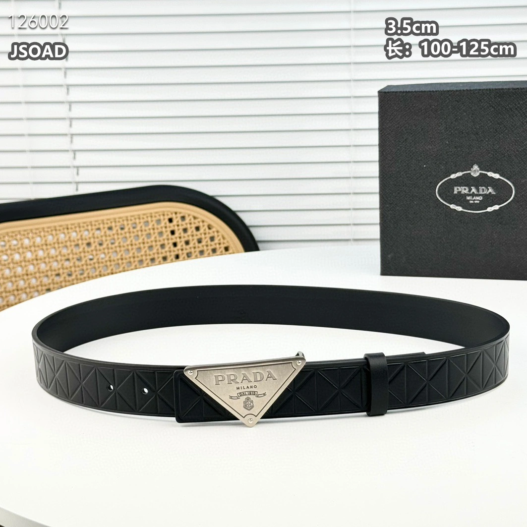 Prada AAA Quality Belts For Men DailyWear 7230