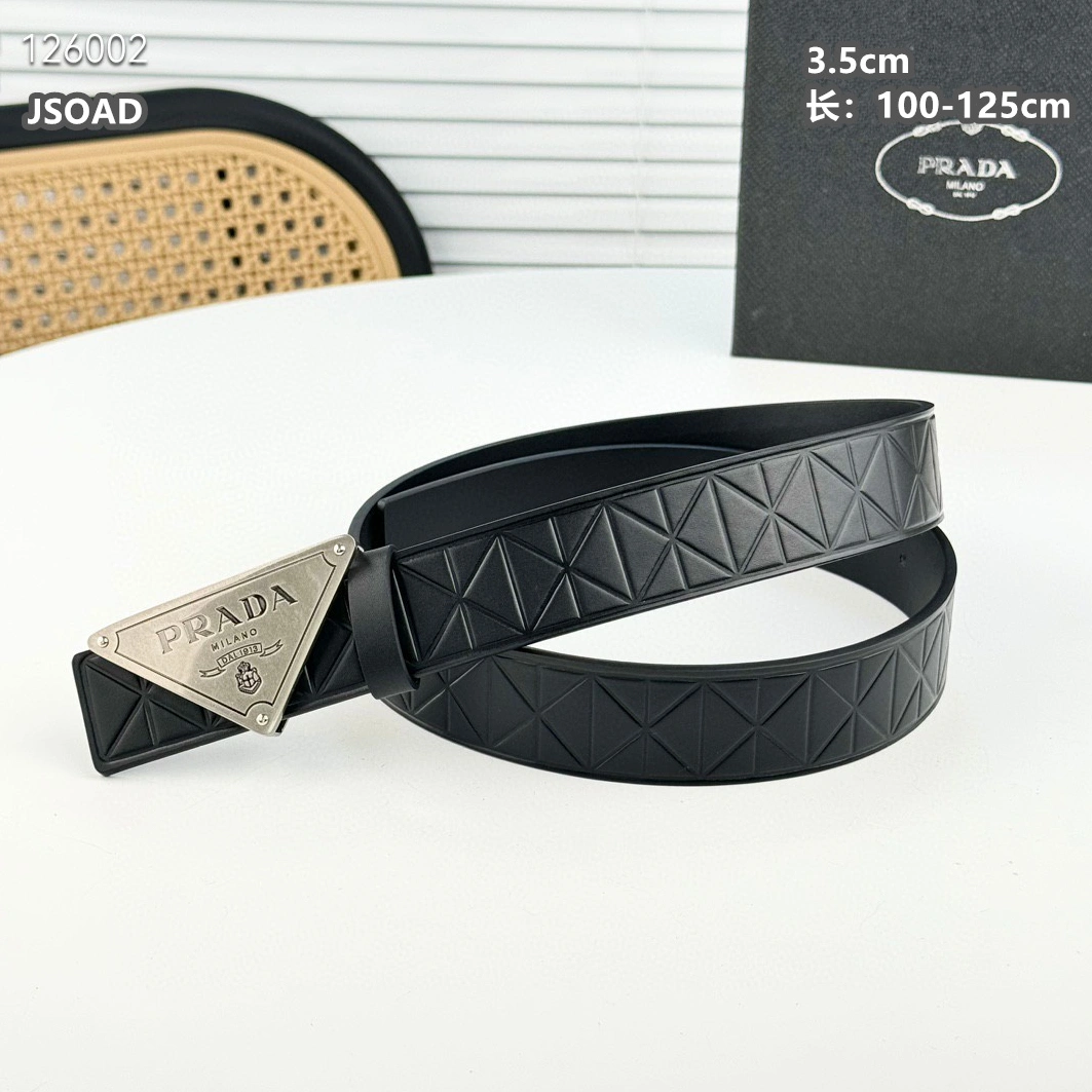 Prada AAA Quality Belts For Men DailyWear 7230