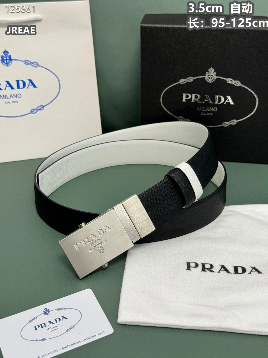 Prada AAA Quality Belts For Men Elegant 6961