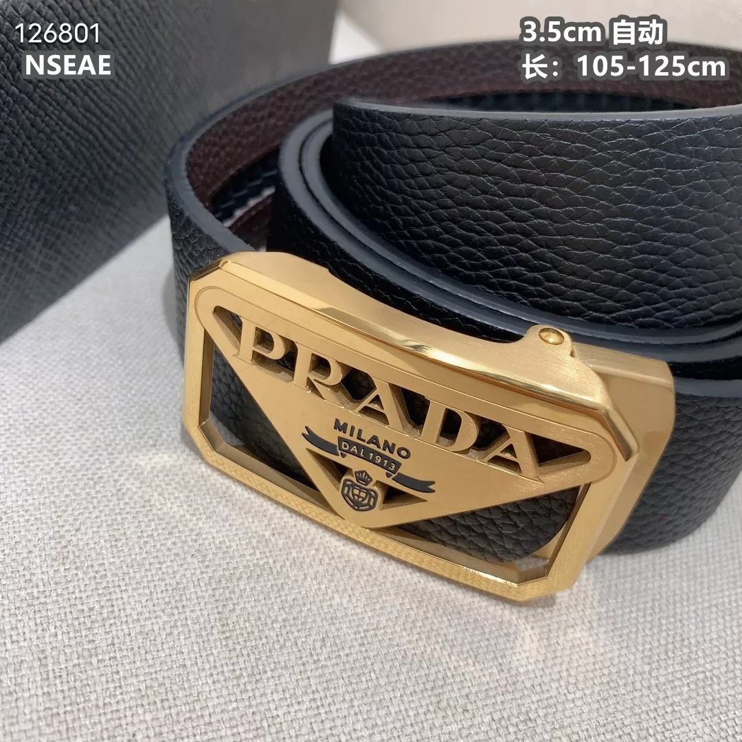 Prada AAA Quality Belts For Men StreetReady 6933