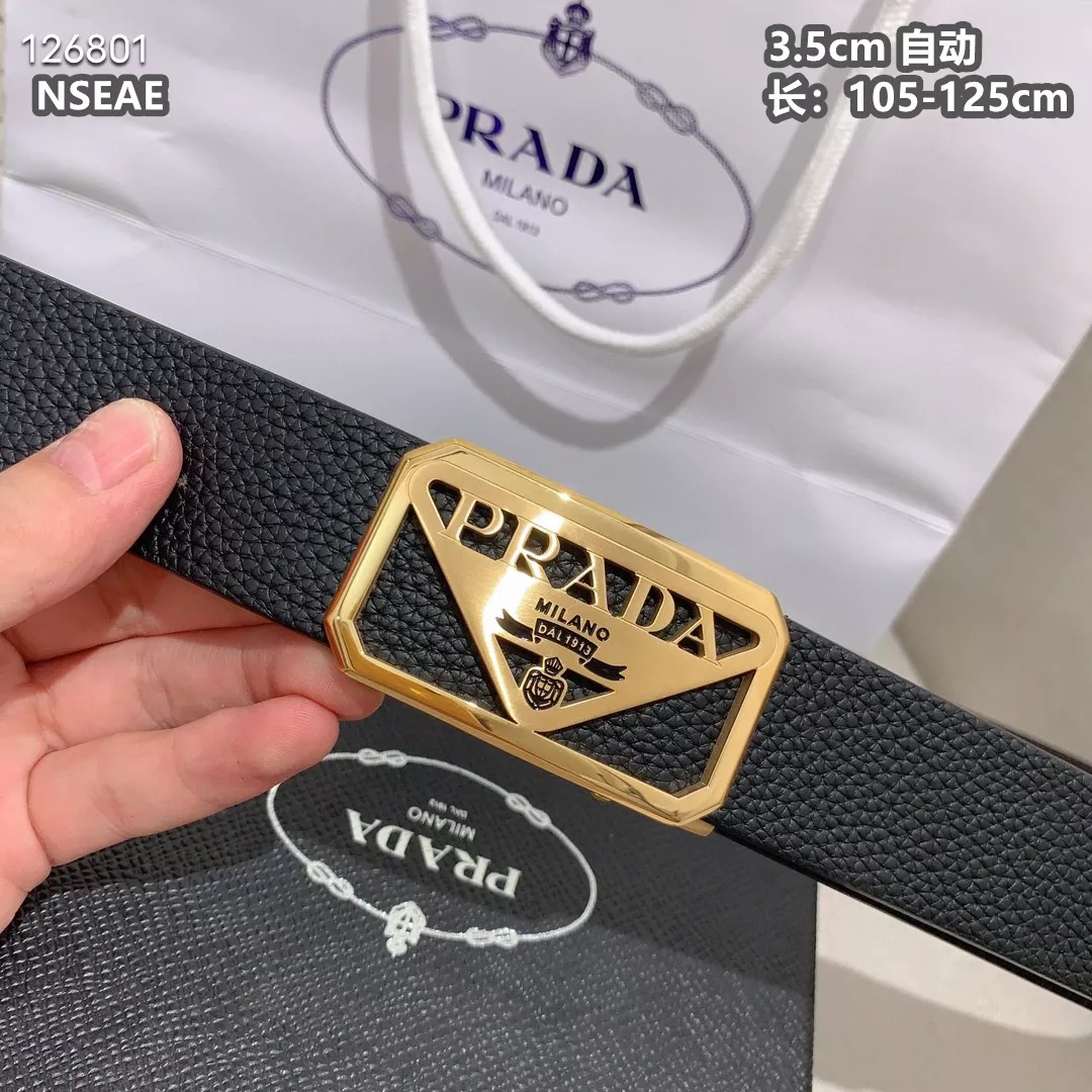 Prada AAA Quality Belts For Men StreetReady 6933