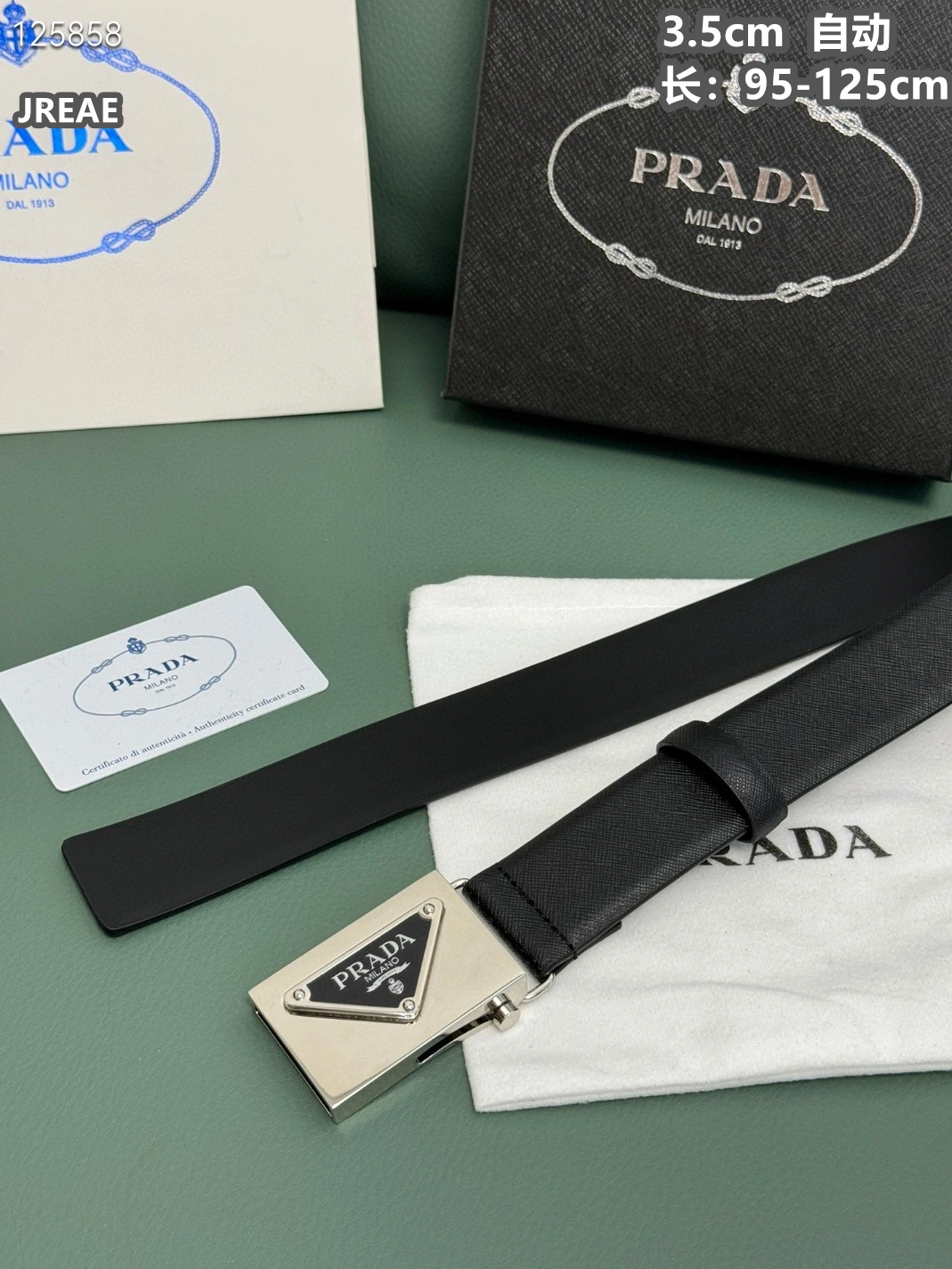 Prada AAA Quality Belts For Men StreetReady 9036