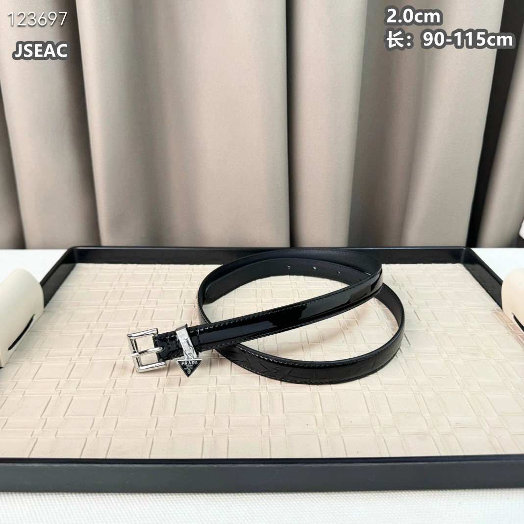 Prada AAA Quality Belts For Women Versatile 1404
