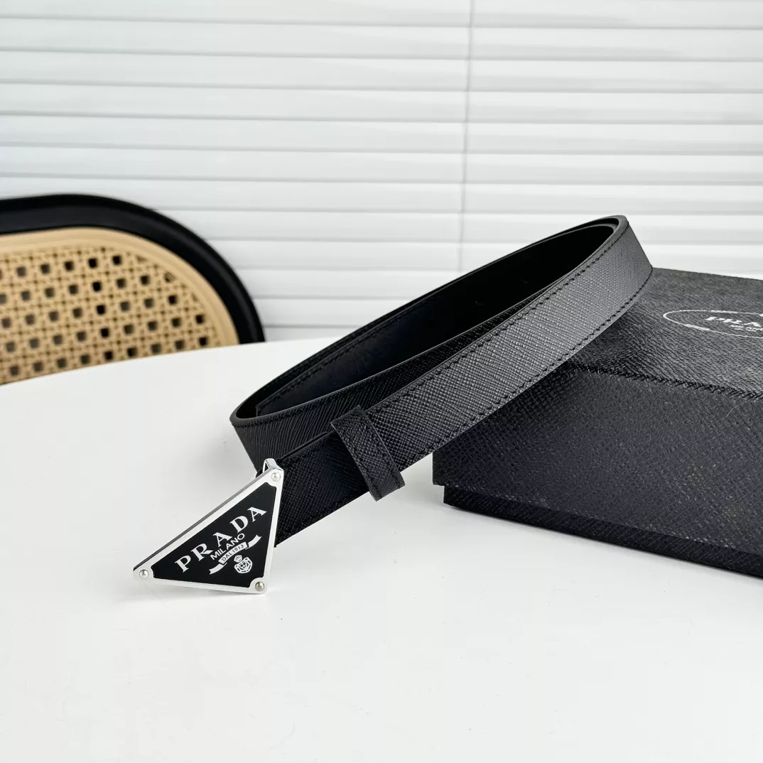 Prada AAA Quality Belts In 2.5cm For Women Bright 1040