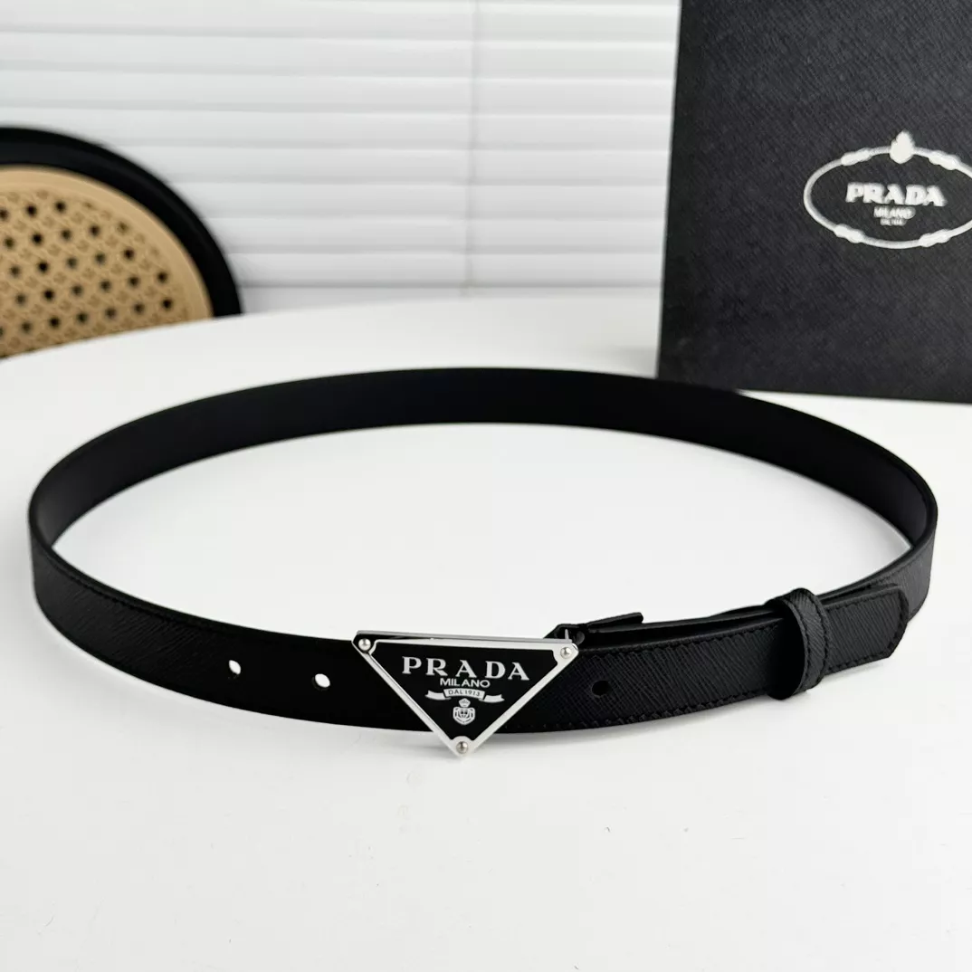 Prada AAA Quality Belts In 2.5cm For Women Bright 1040
