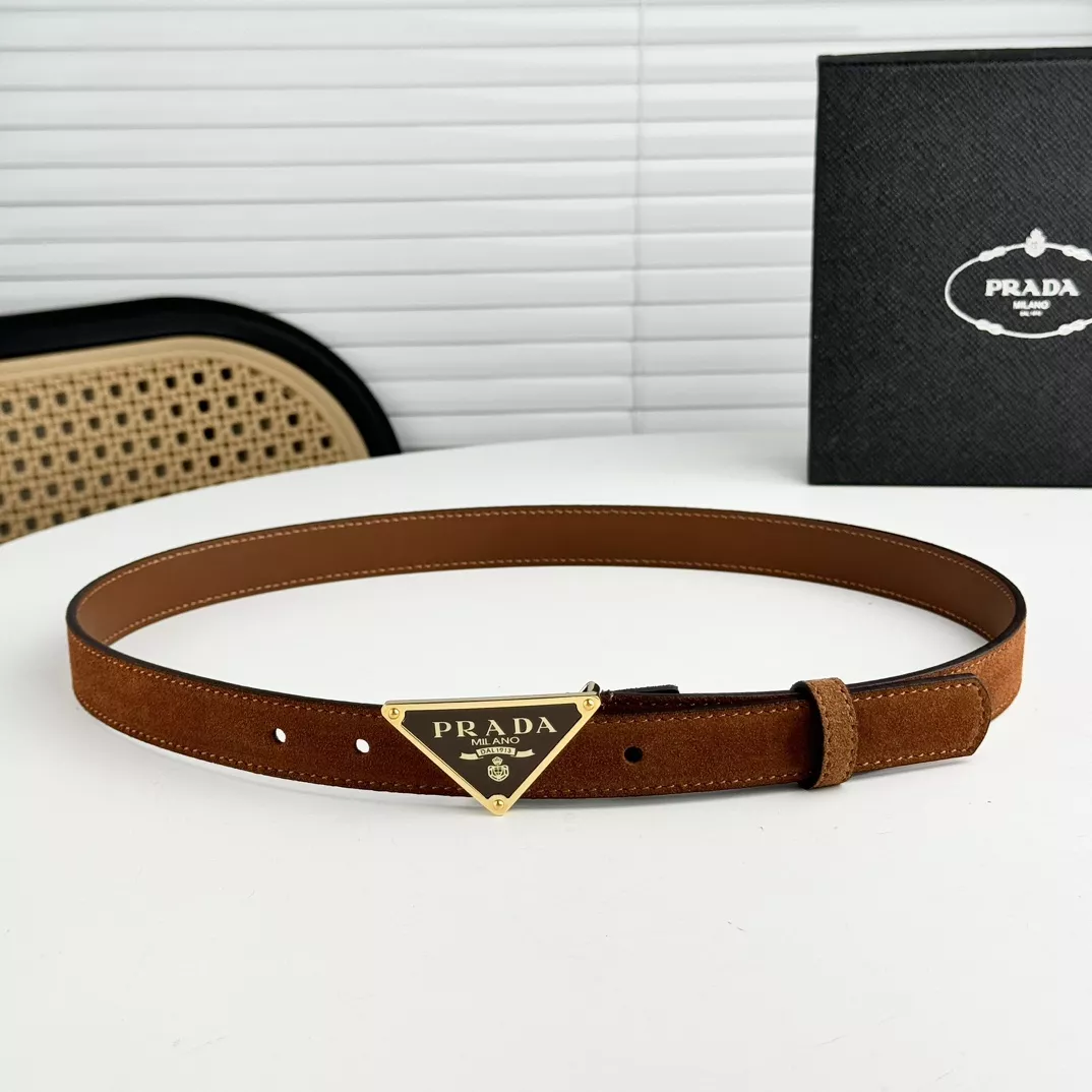 Prada AAA Quality Belts In 2.5cm For Women Refined 1947