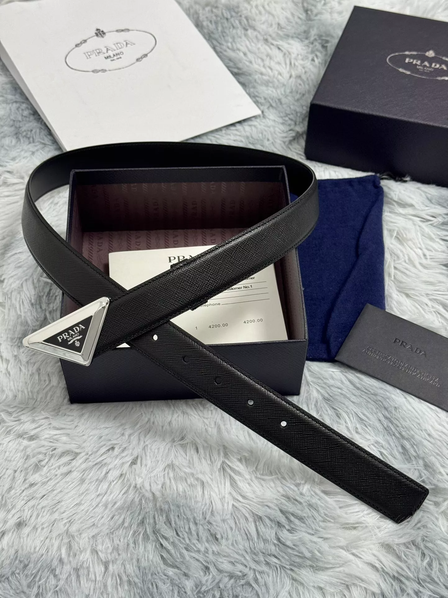 Prada AAA Quality Belts In 3.0cm For Women Sophisticated 9489