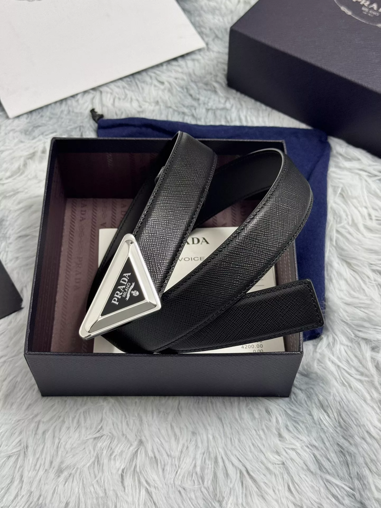 Prada AAA Quality Belts In 3.0cm For Women Sophisticated 9489