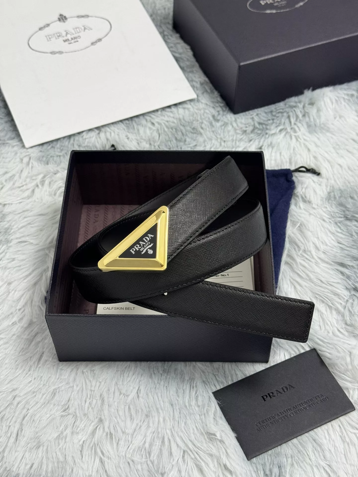 Prada AAA Quality Belts In 3.0cm For Women Unique 8994