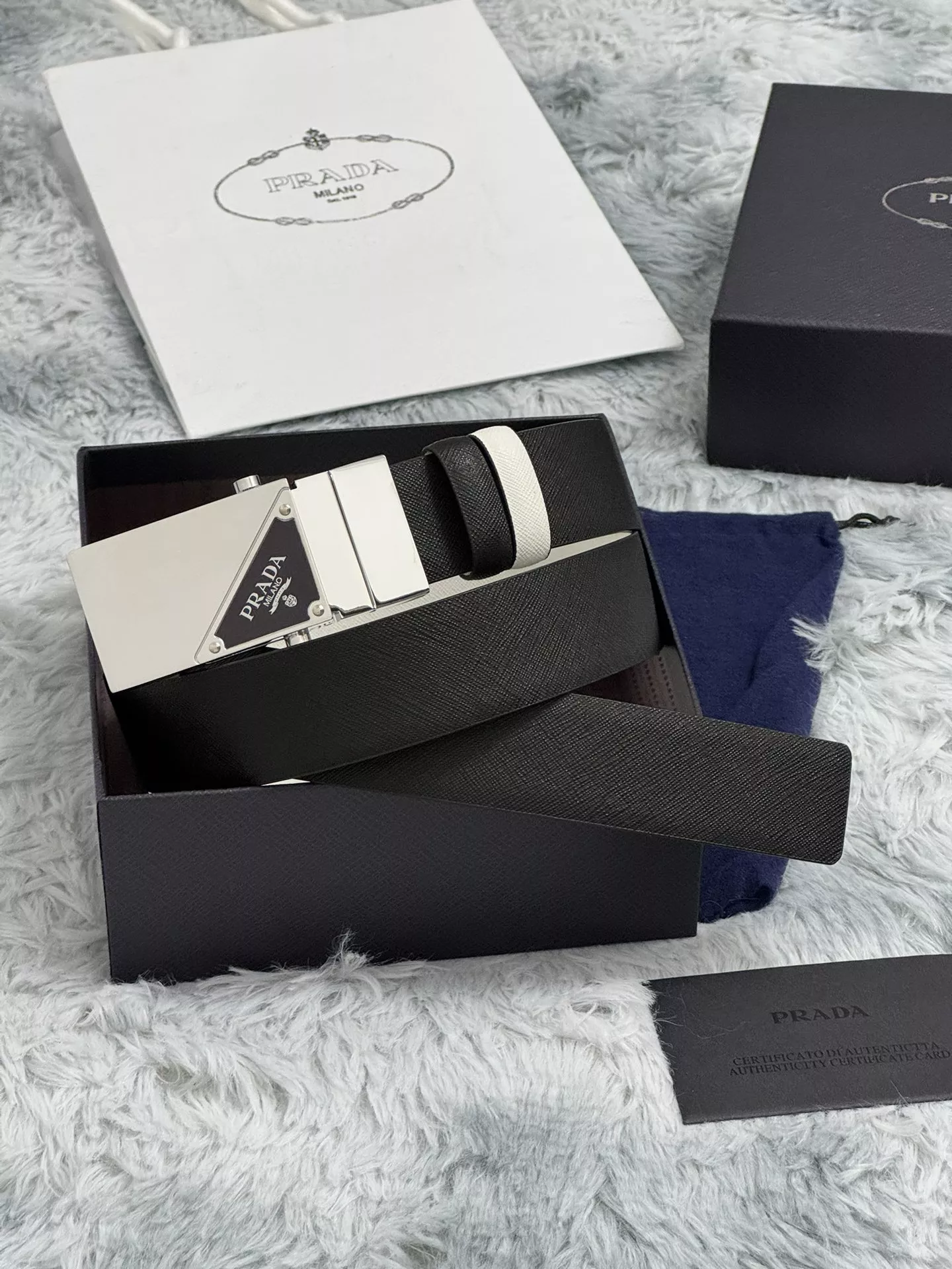 Prada AAA Quality Belts In 3.5cm For Men SportInspired 4583