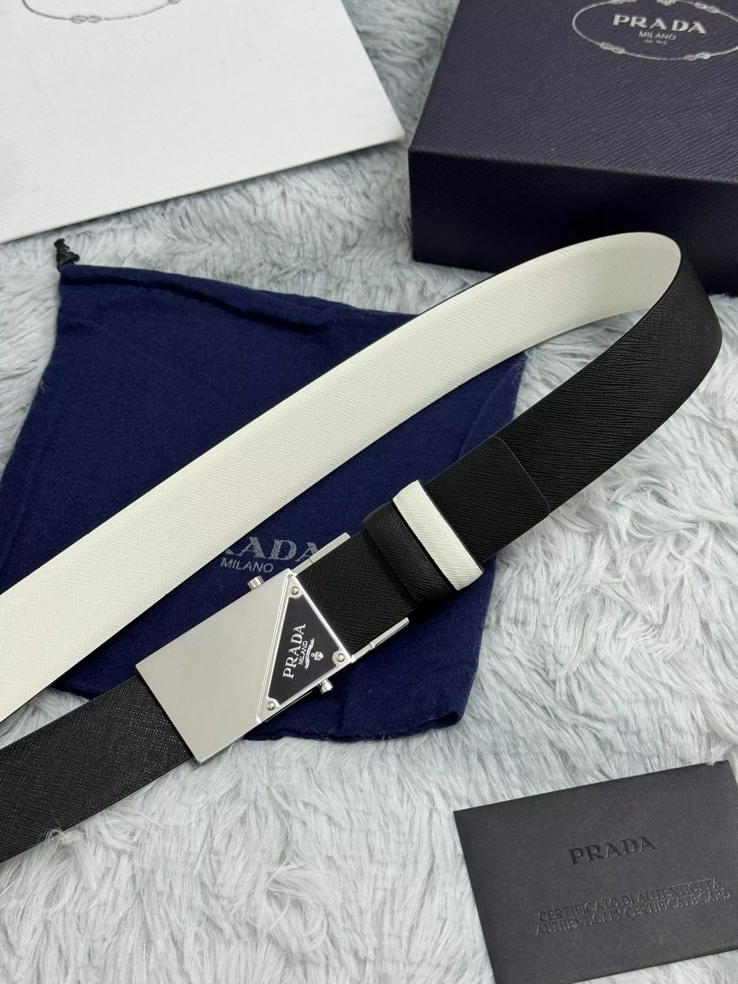 Prada AAA Quality Belts In 3.5cm For Men SportInspired 4583