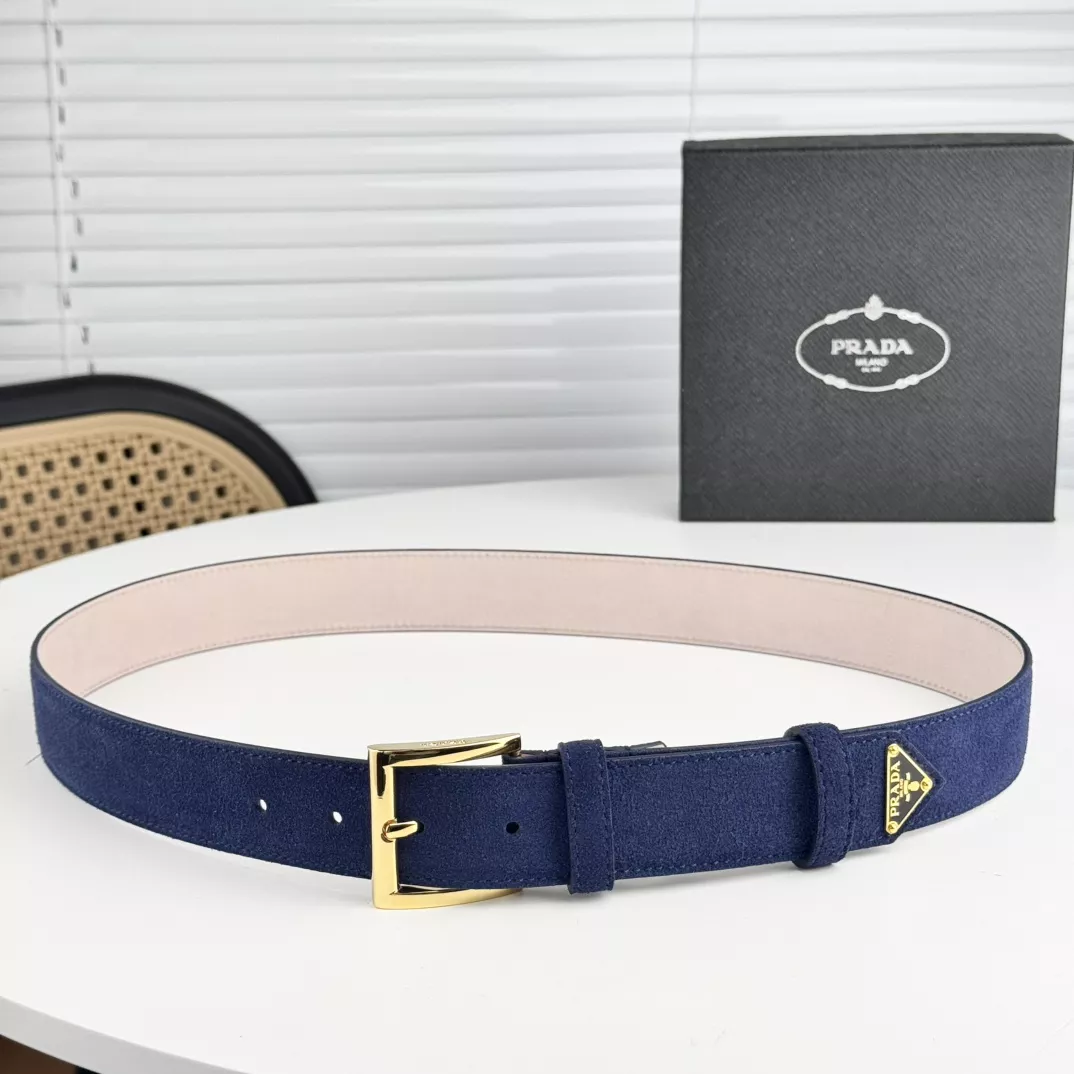 Prada AAA Quality Belts In 3.5cm For Unisex Bold 3594