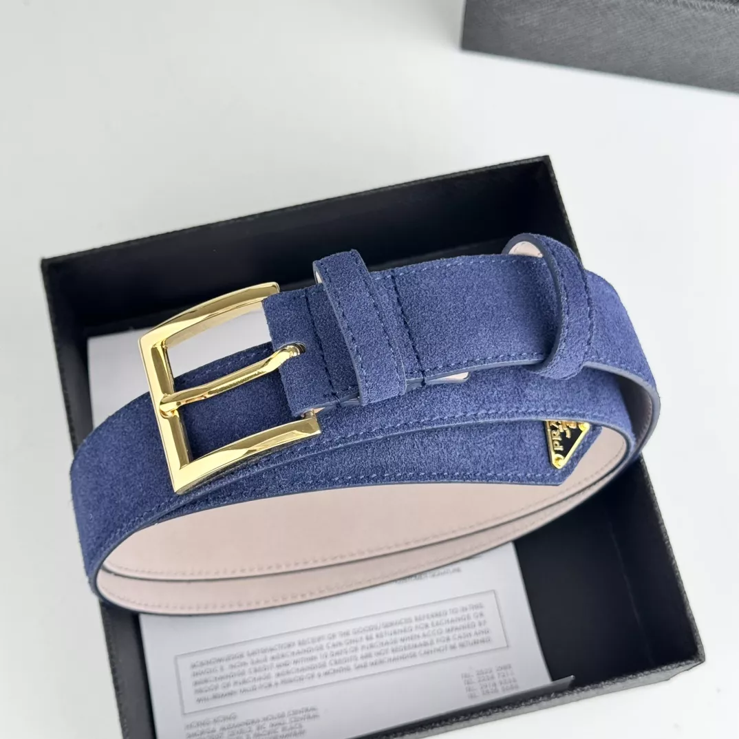 Prada AAA Quality Belts In 3.5cm For Unisex Bold 3594