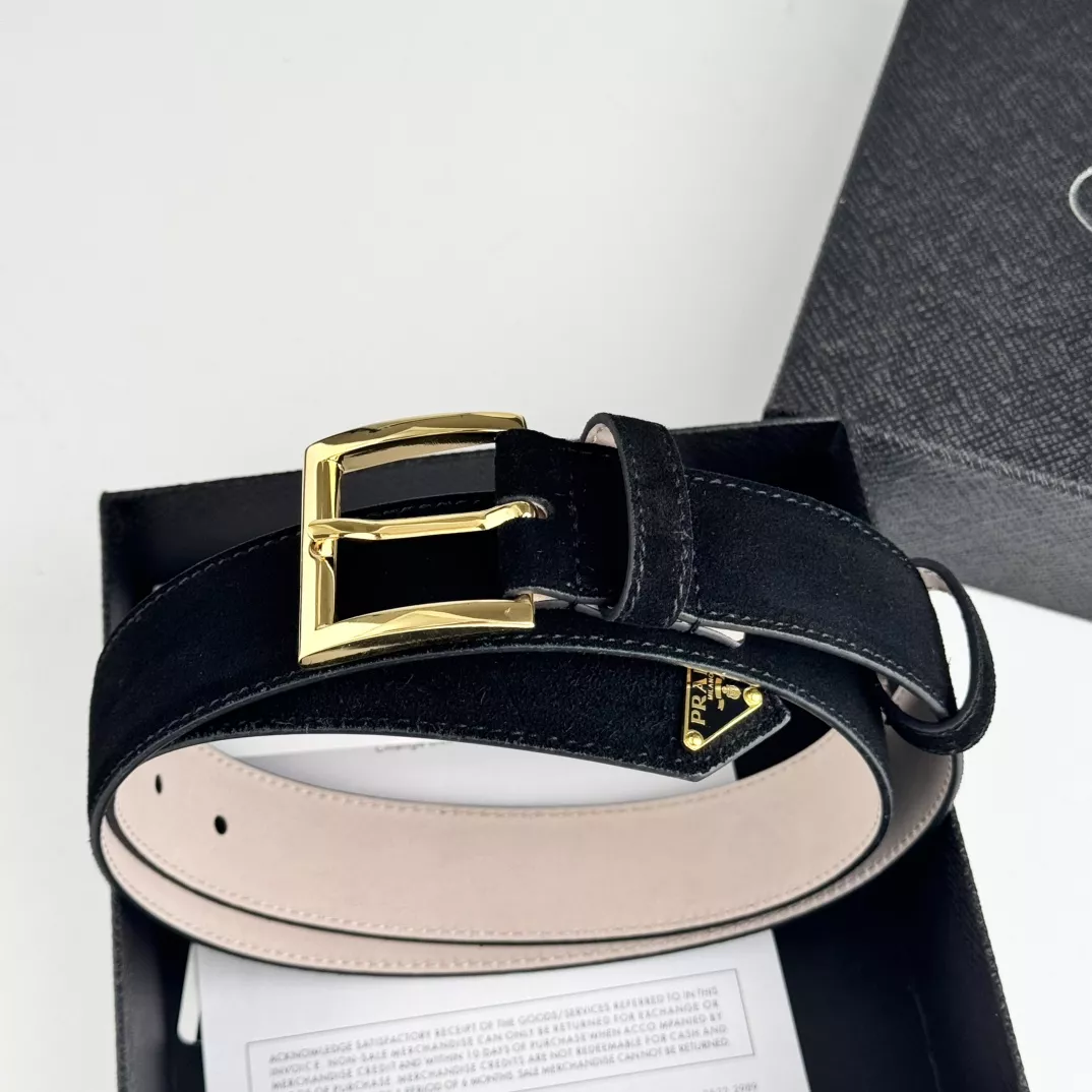 Prada AAA Quality Belts In 3.5cm For Unisex WellDesigned 3598