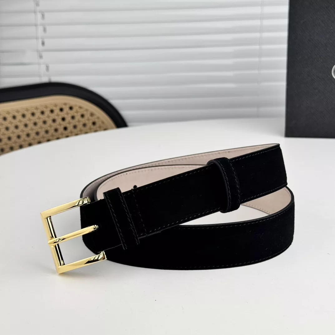 Prada AAA Quality Belts In 3.5cm For Unisex WellDesigned 3598