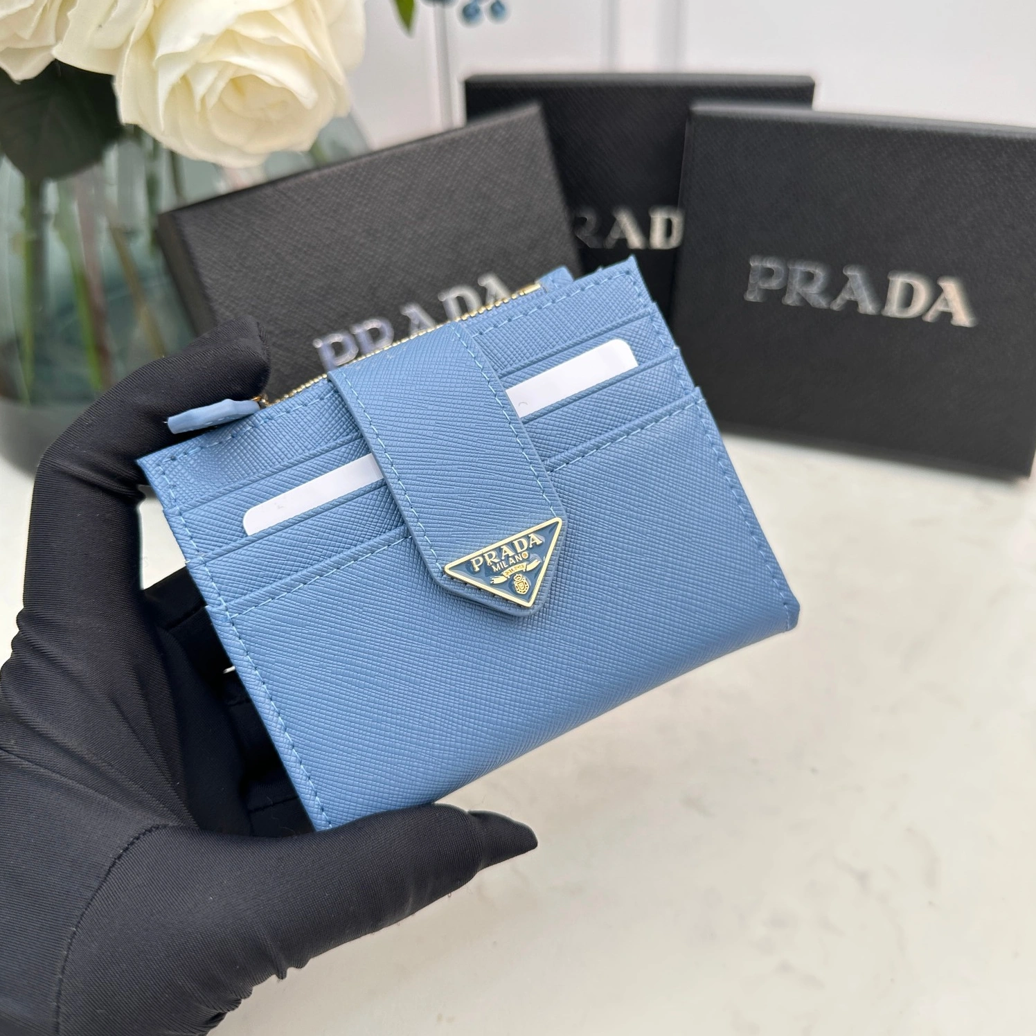 Prada AAA Quality Card Case For Women Comfortable 9724