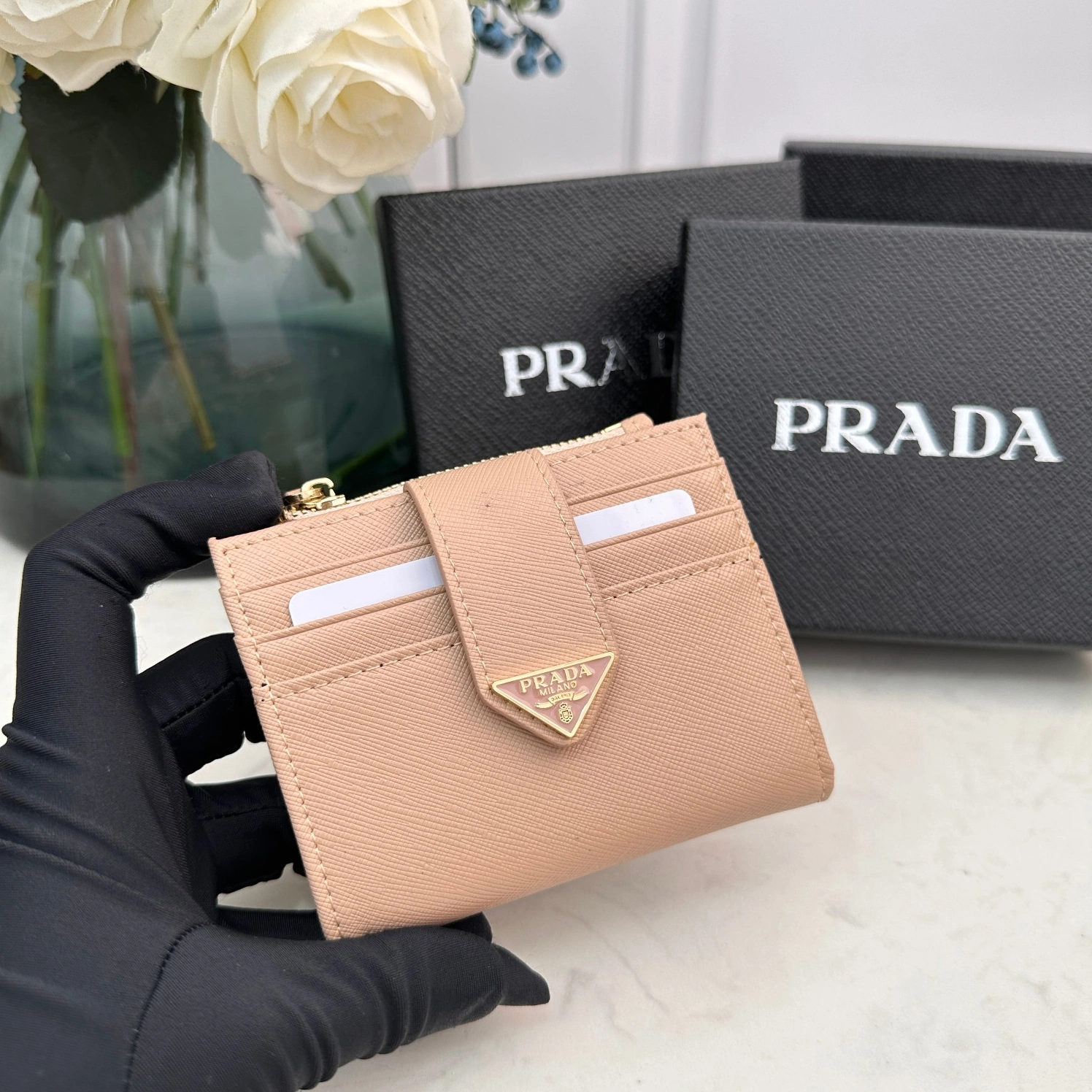 Prada AAA Quality Card Case For Women NewStyle 7189