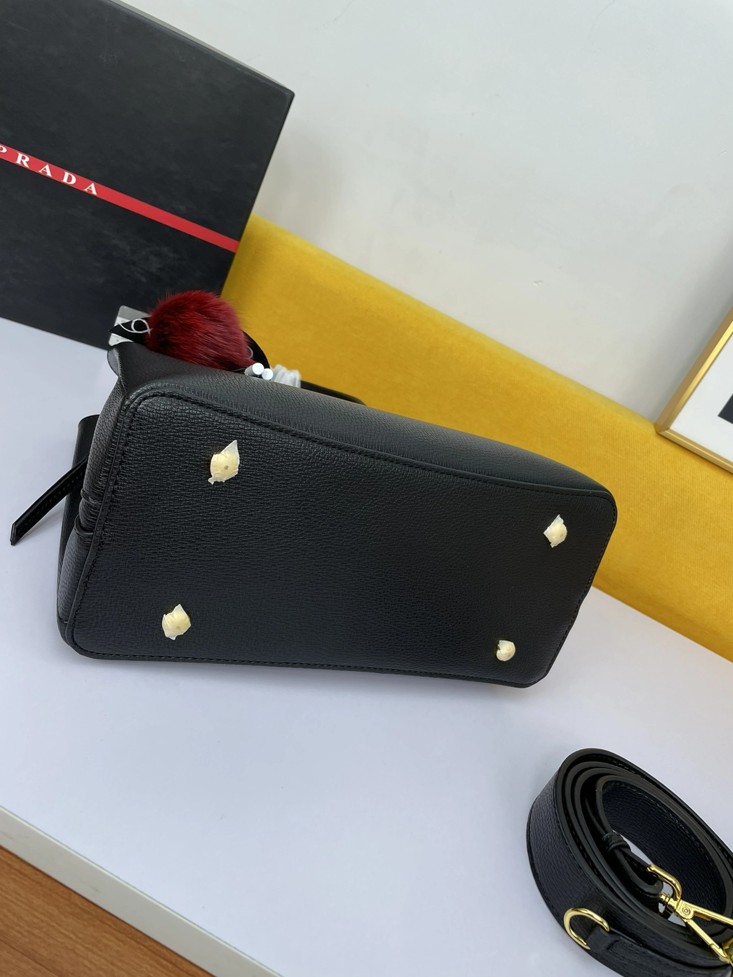 Prada AAA Quality Handbags For Women Bright 3346