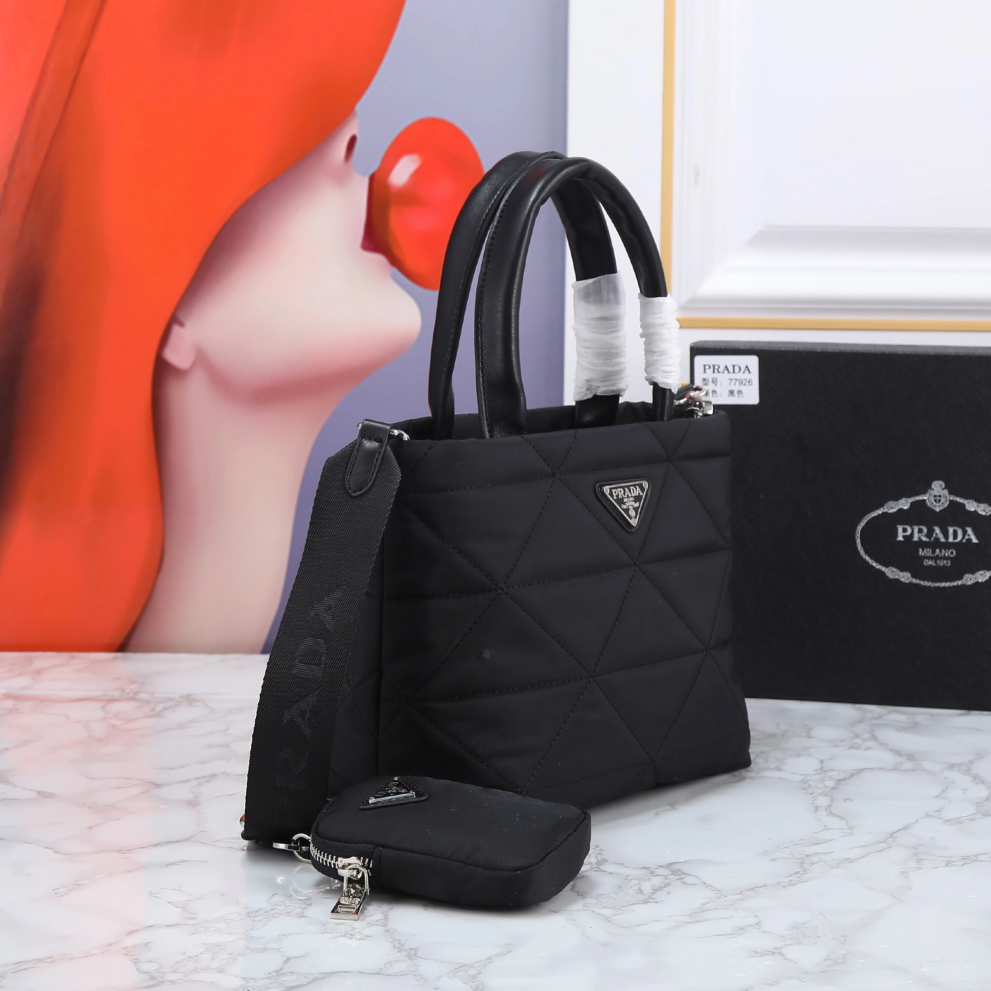 Prada AAA Quality Handbags For Women Cozy 7101