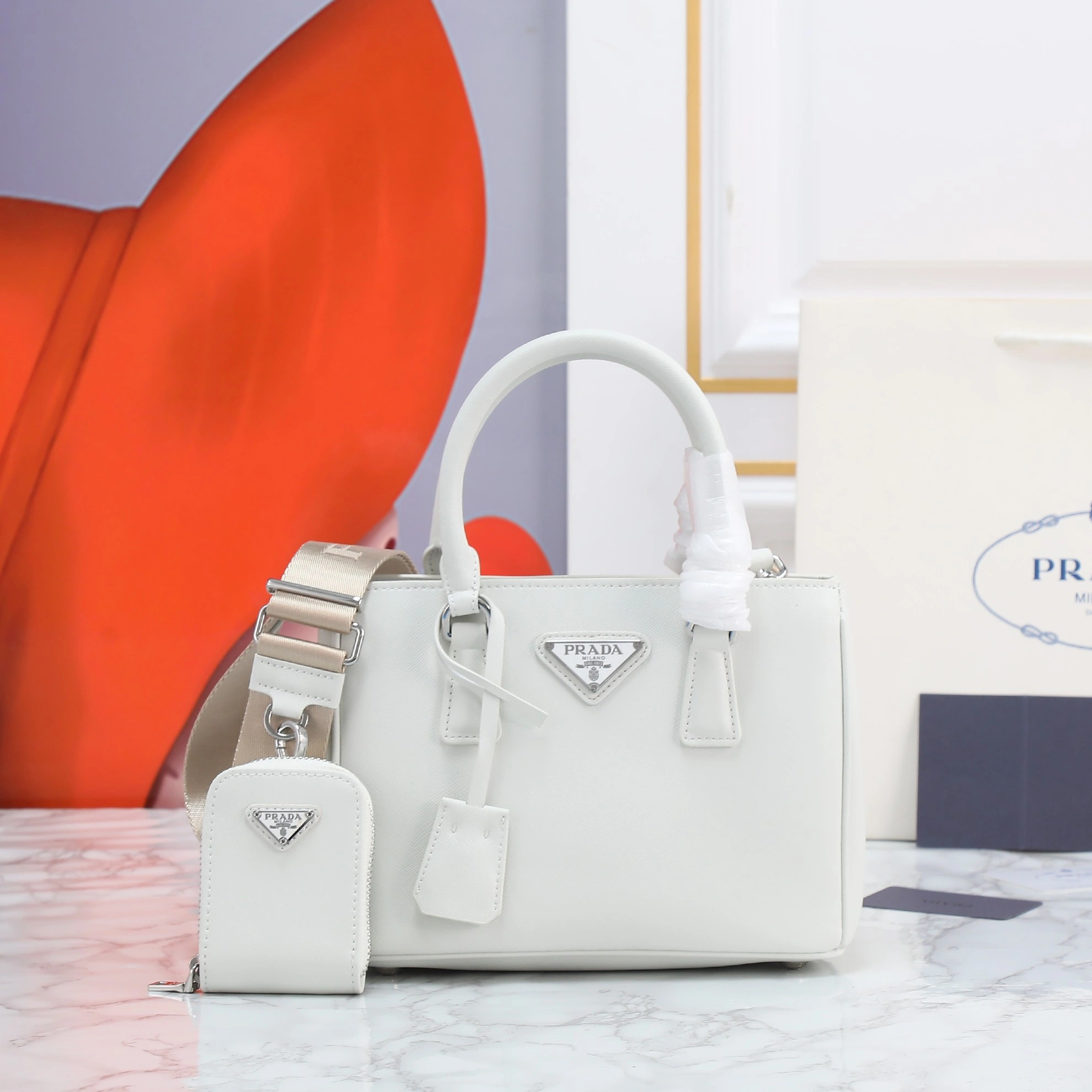 Prada AAA Quality Handbags For Women EasyMatch 397