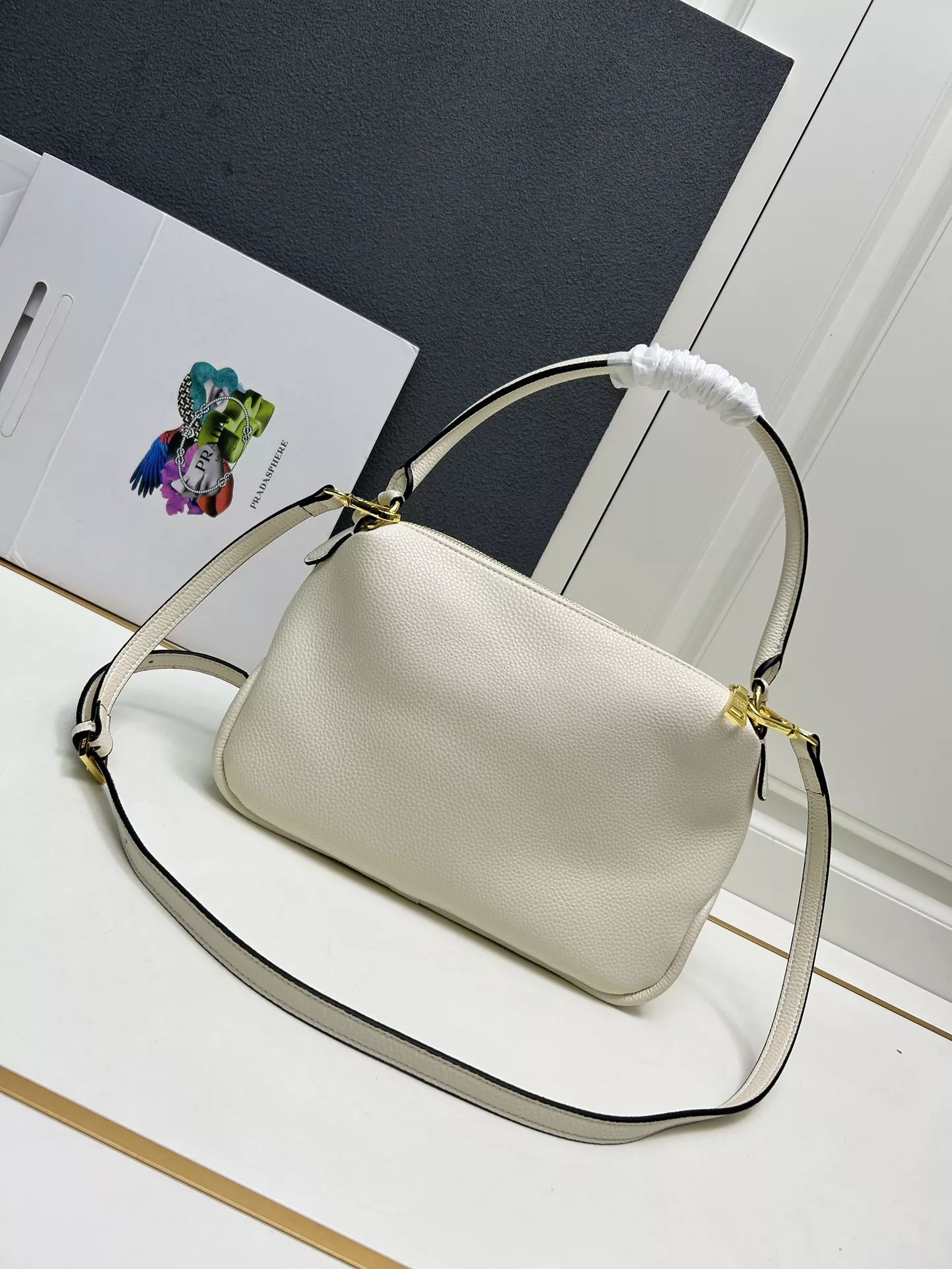 Prada AAA Quality Handbags For Women Resilient 7713