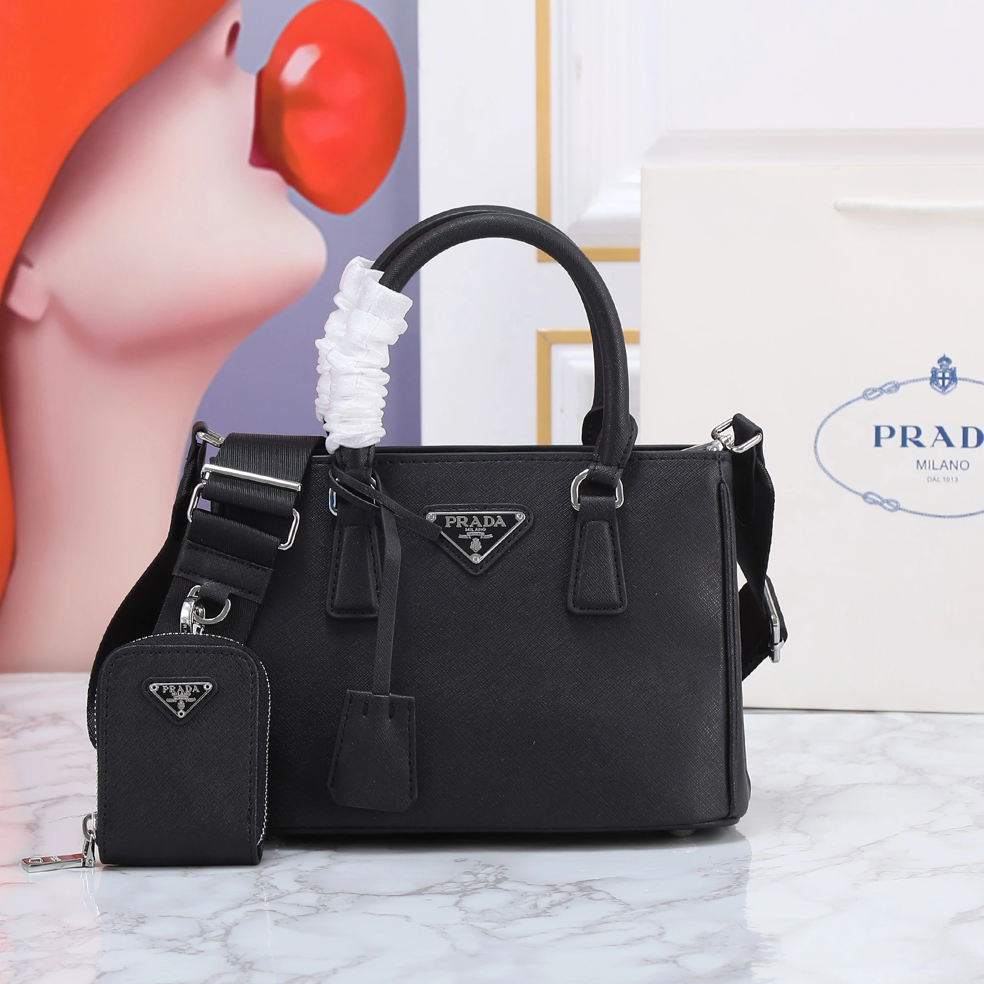 Prada AAA Quality Handbags For Women Vibrant 1815