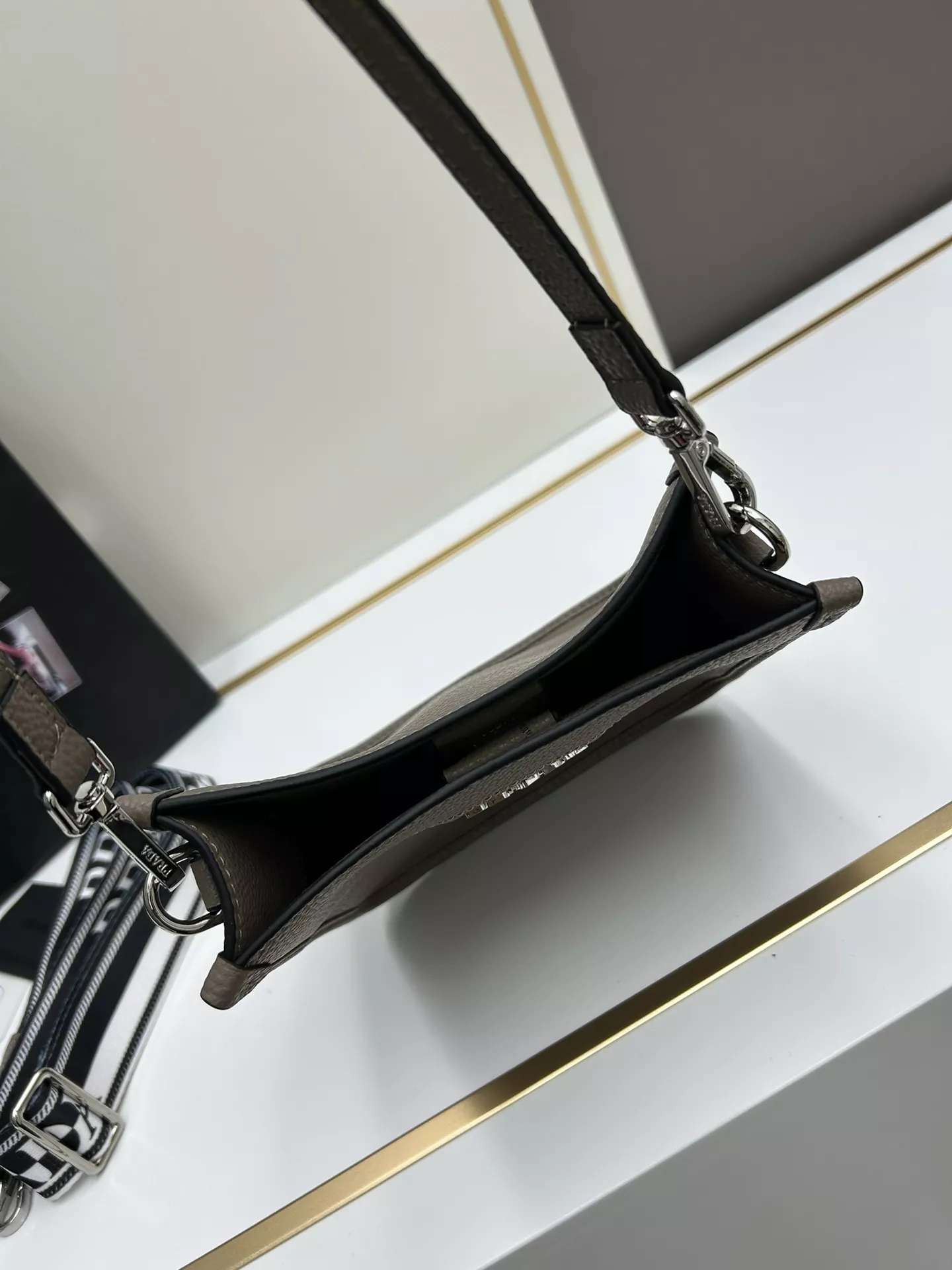 Prada AAA Quality Messenger Bags For Women Bright 9545