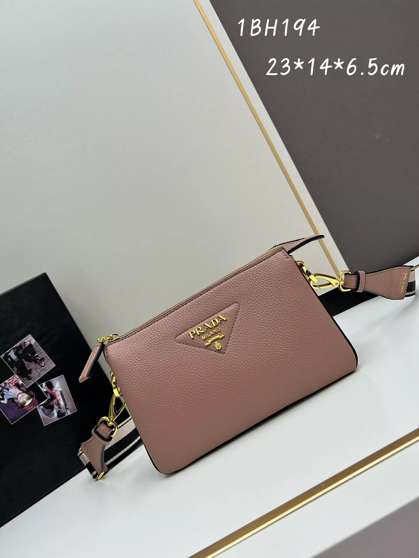 Prada AAA Quality Messenger Bags For Women Timeless 3653