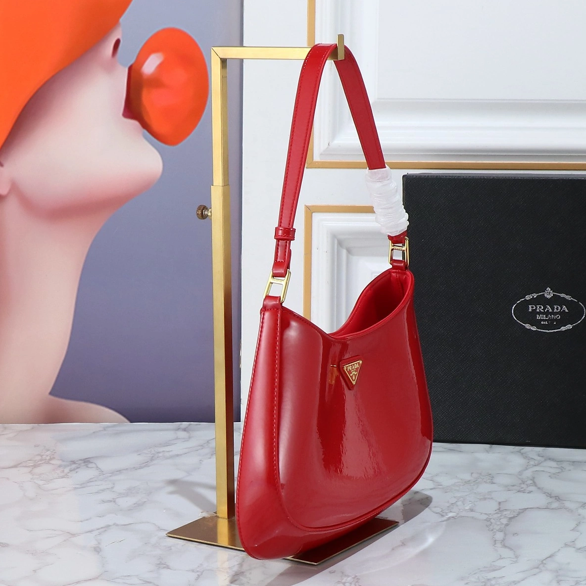 Prada AAA Quality Shoulder Bags For Women Bright 1301