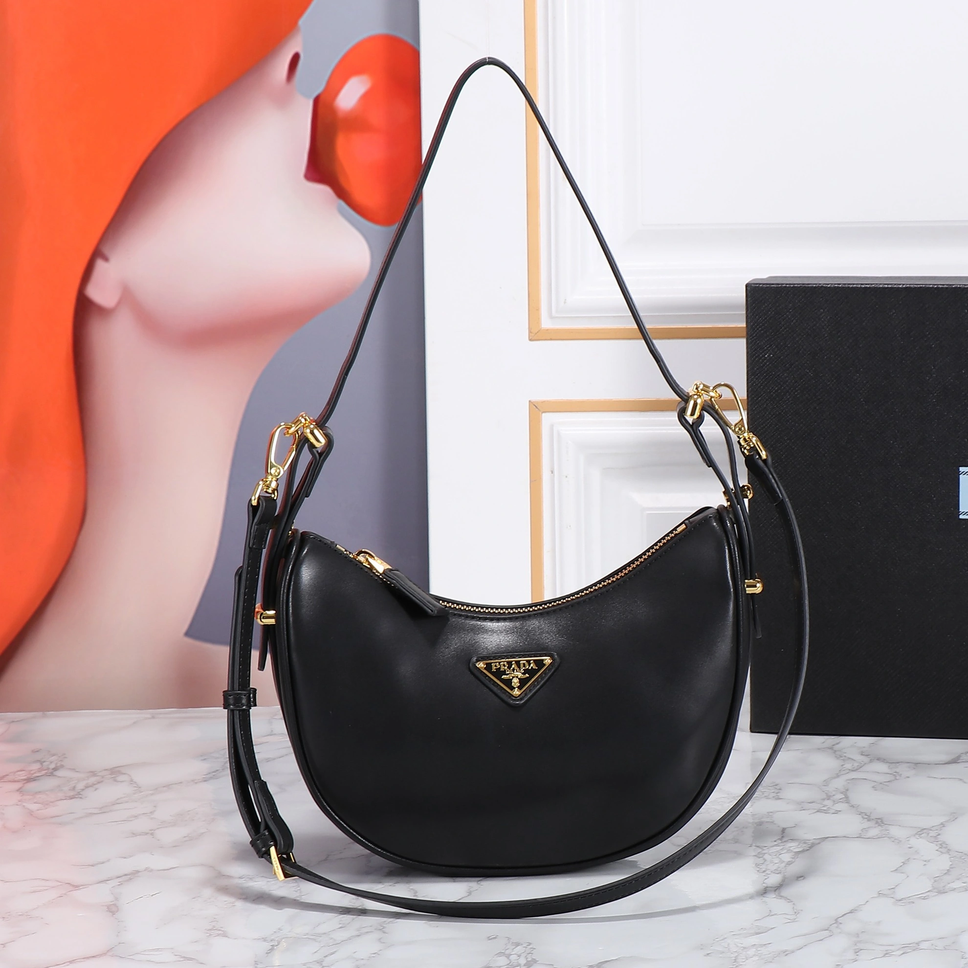 Prada AAA Quality Shoulder Bags For Women Bright 7623