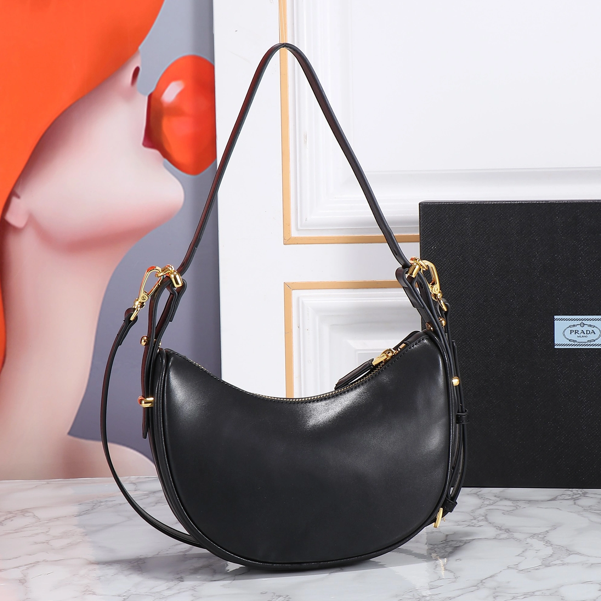 Prada AAA Quality Shoulder Bags For Women Bright 7623