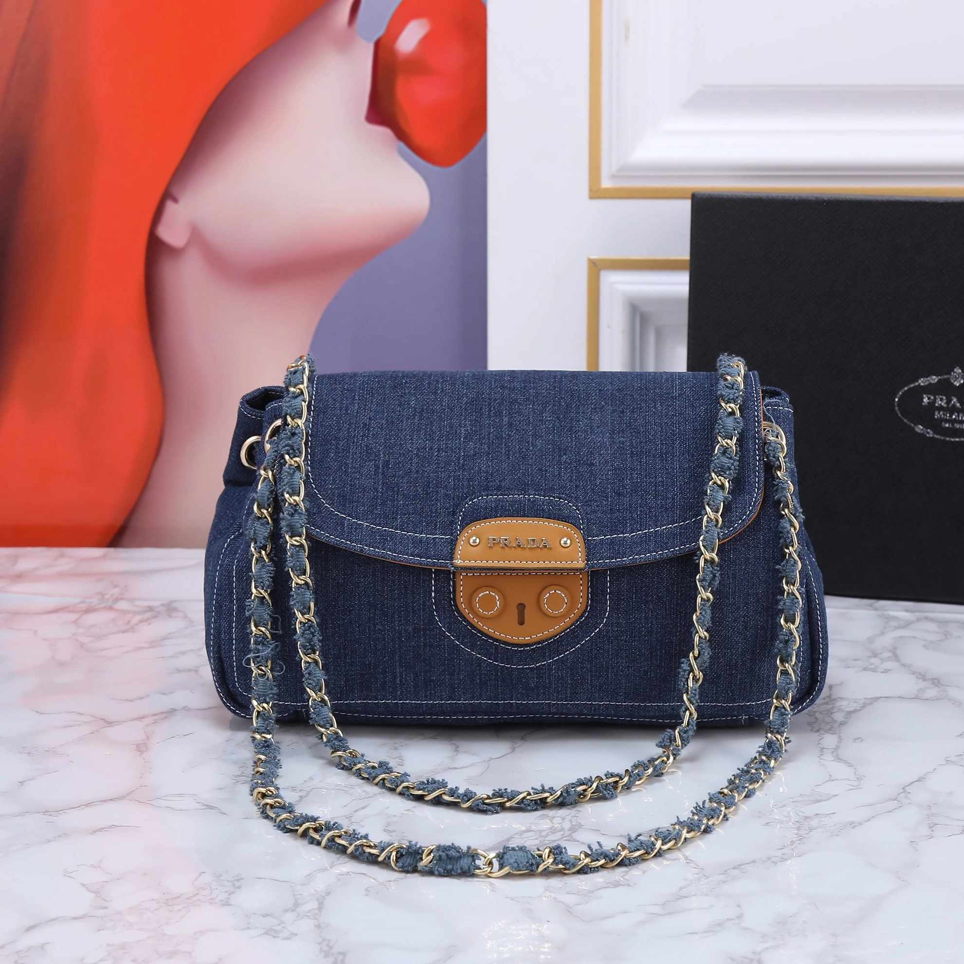 Prada AAA Quality Shoulder Bags For Women Sleek 9593