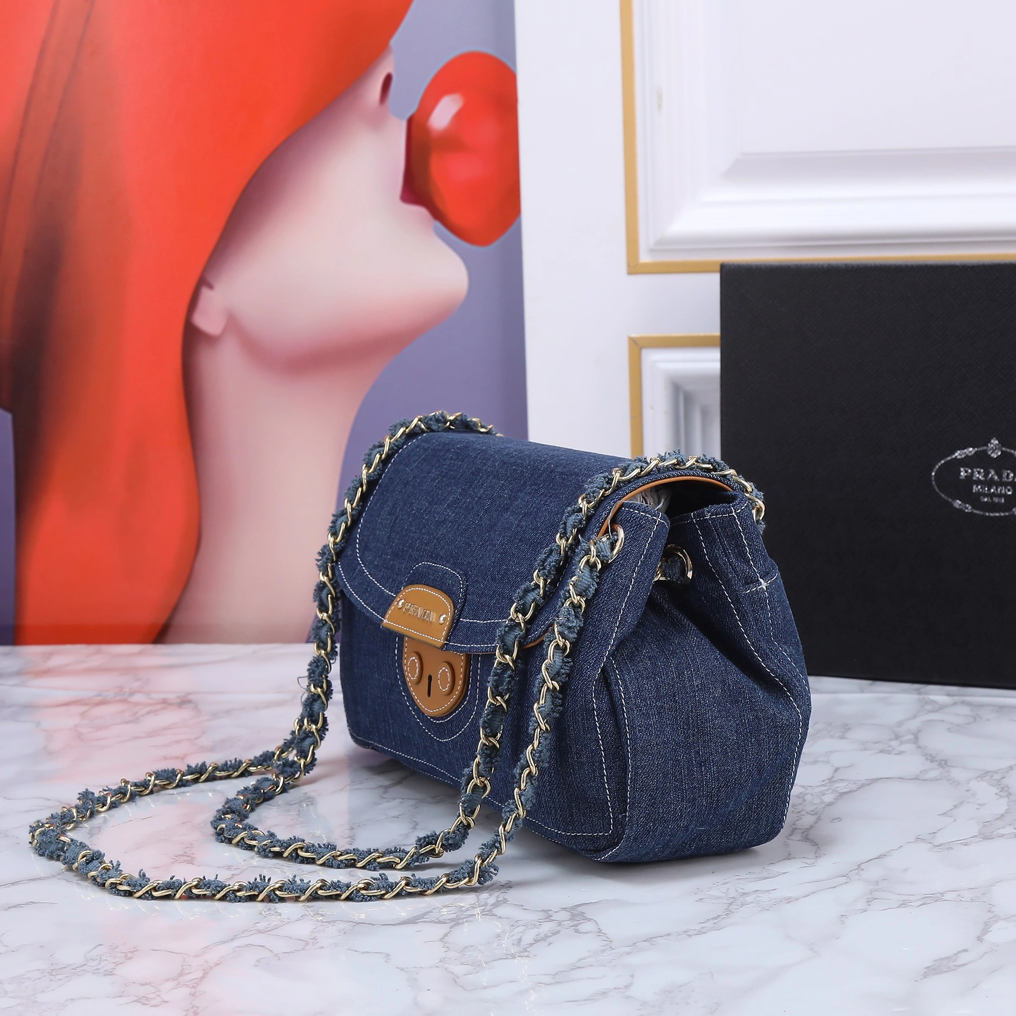 Prada AAA Quality Shoulder Bags For Women Sleek 9593