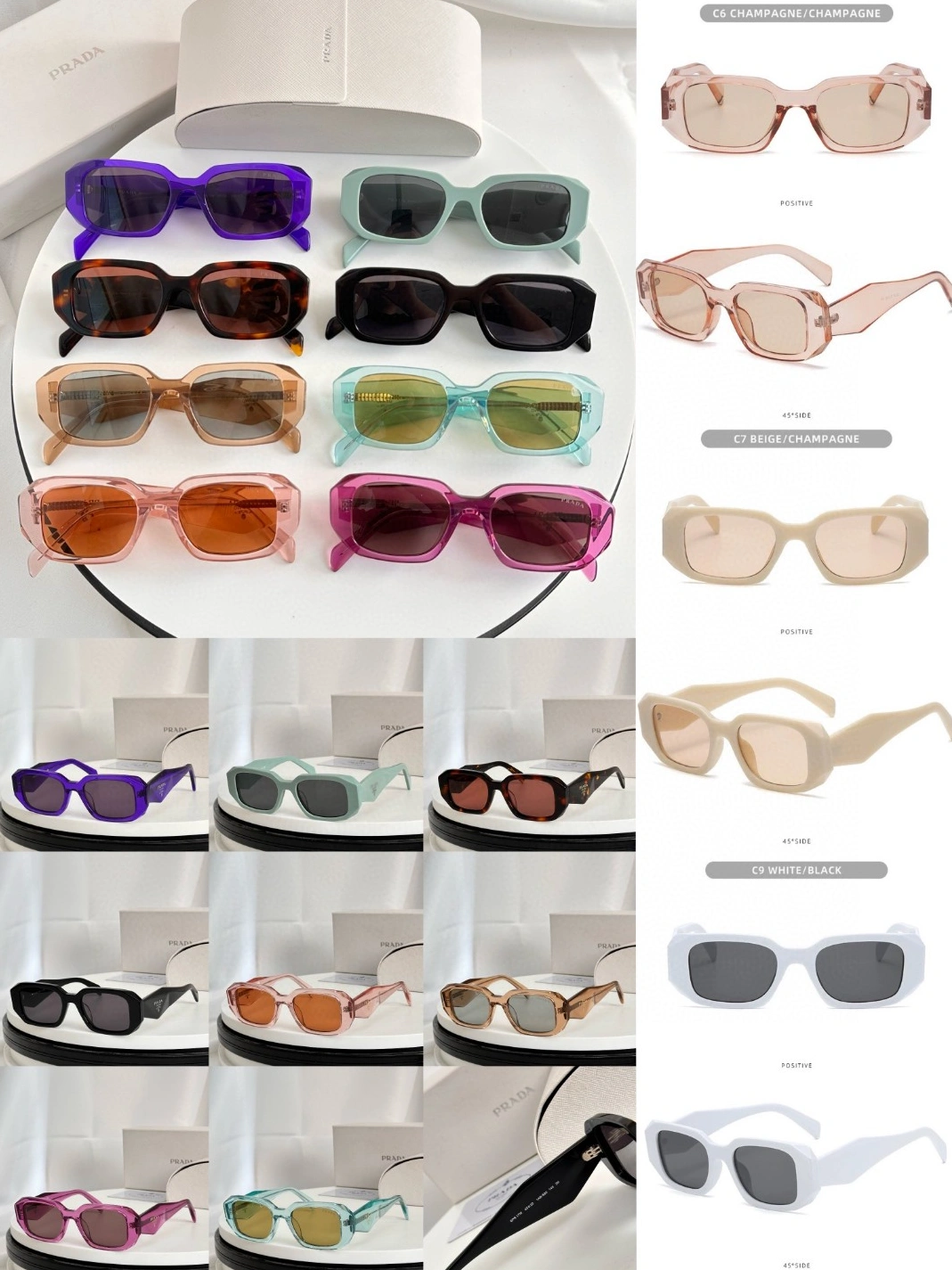 Prada AAA Quality Sunglasses Breathable 1607