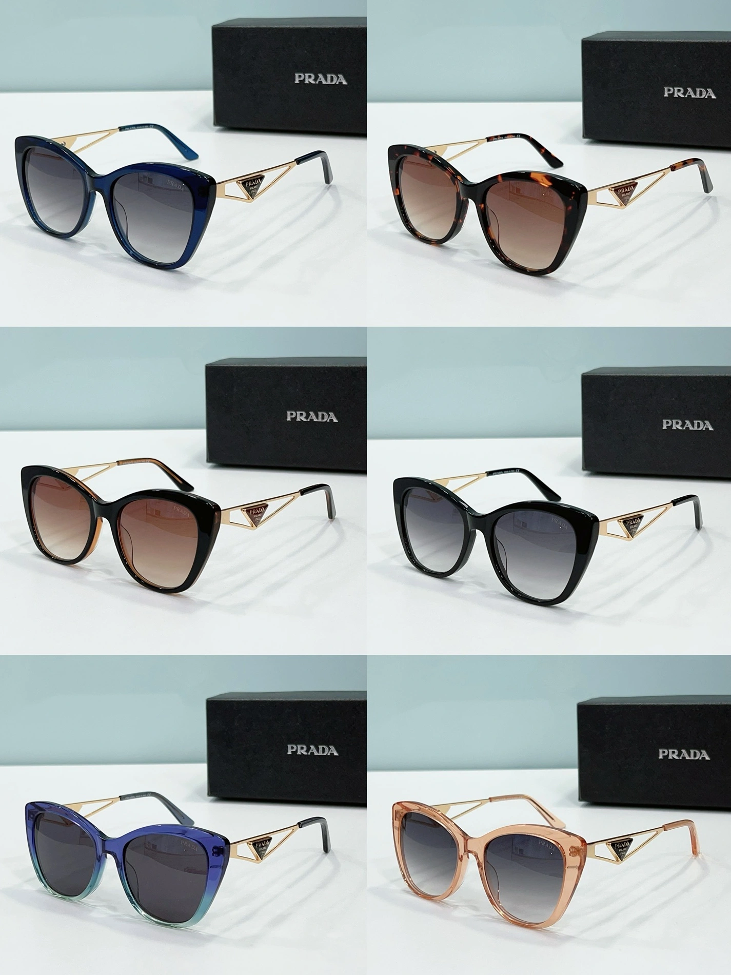 Prada AAA Quality Sunglasses Bright 6712