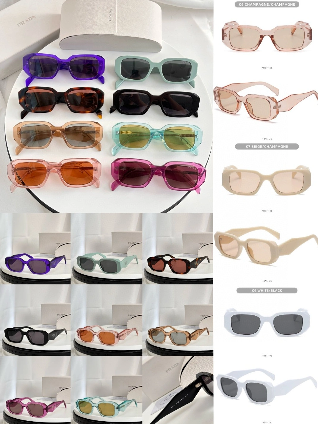 Prada AAA Quality Sunglasses Popular 4663