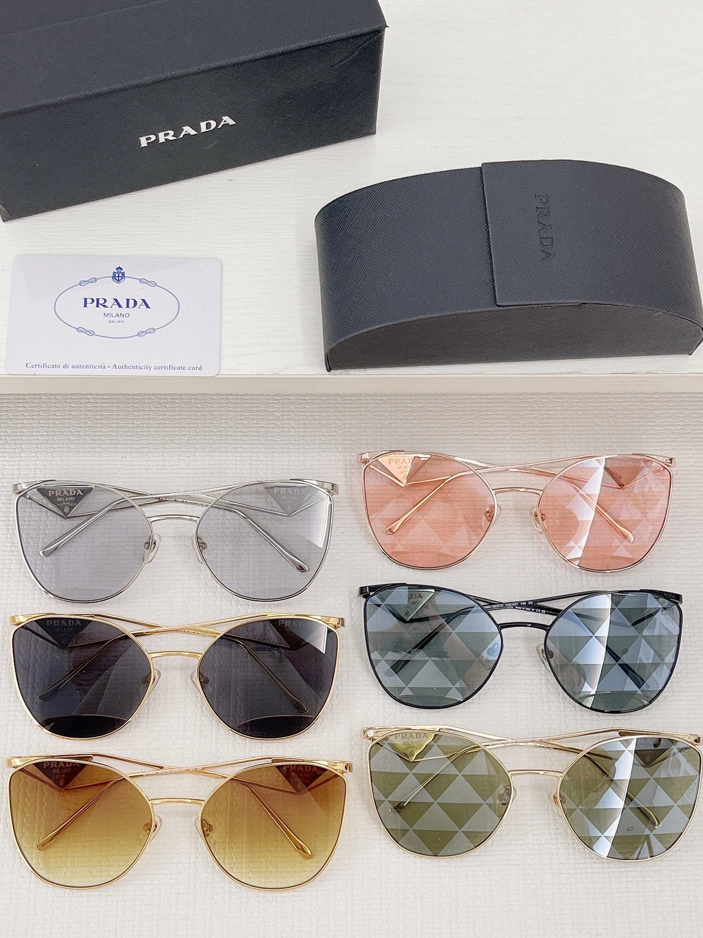 Prada AAA Quality Sunglasses Stylish 3111
