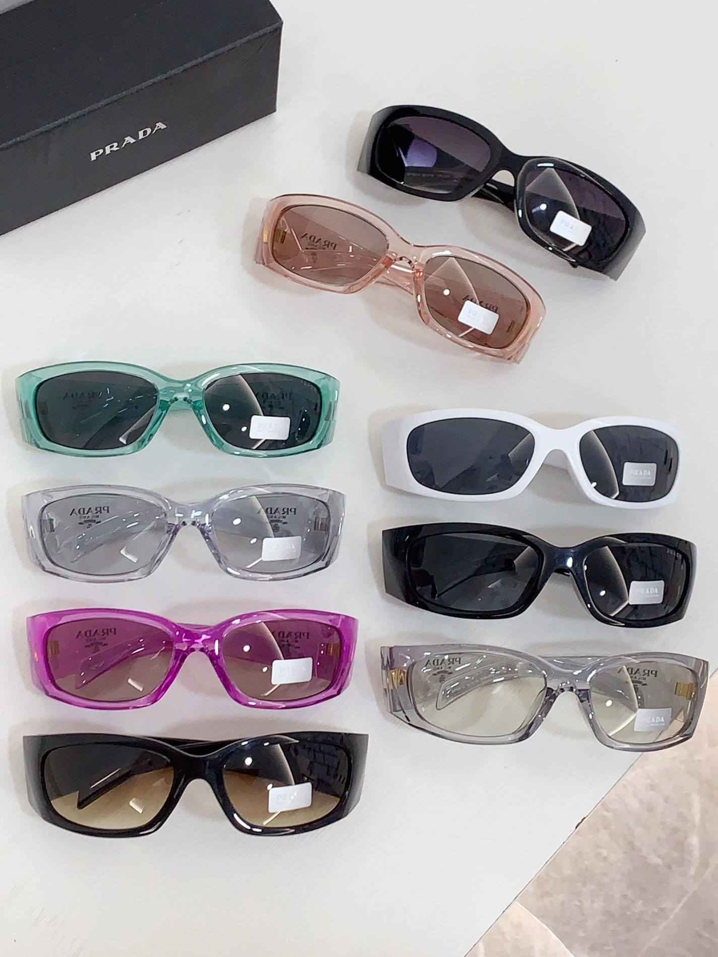 Prada AAA Quality Sunglasses Trendy 9953