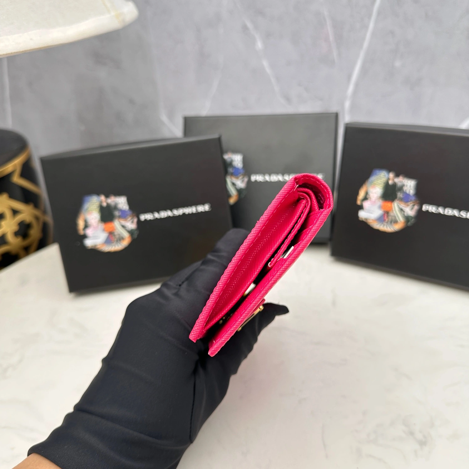 Prada AAA Quality Wallets For Women Fashionable 1287