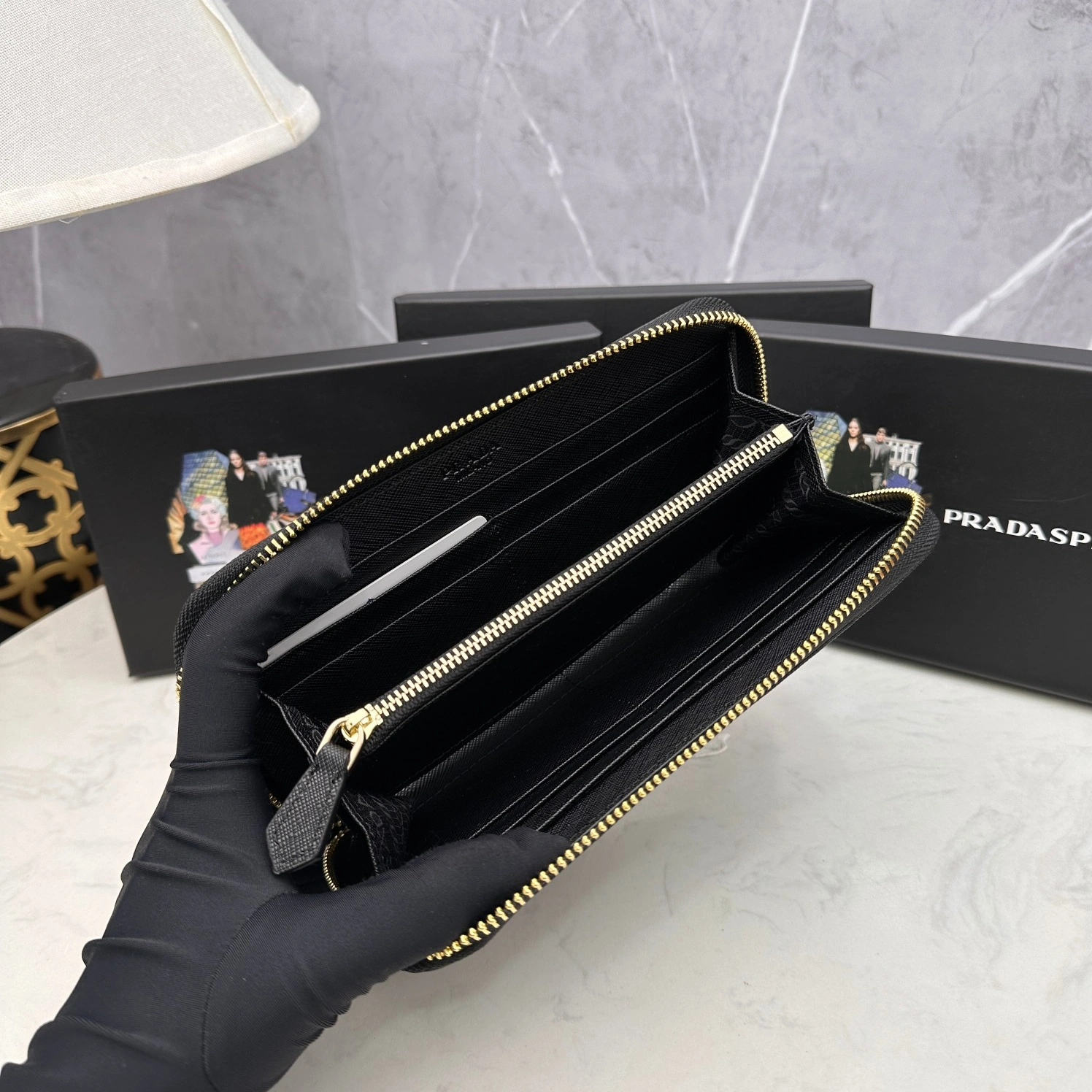 Prada AAA Quality Wallets For Women GoodFit 5009